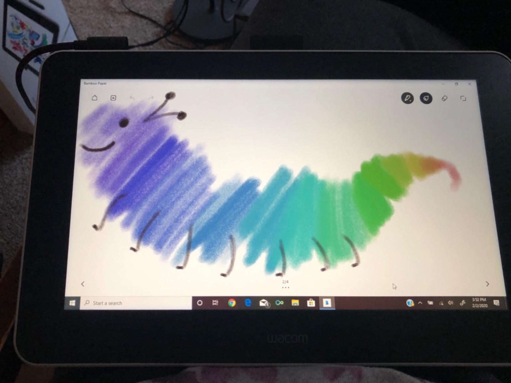 Wacom One HD Creative Pen Display, Drawing Tablet with Screen, 13.3
