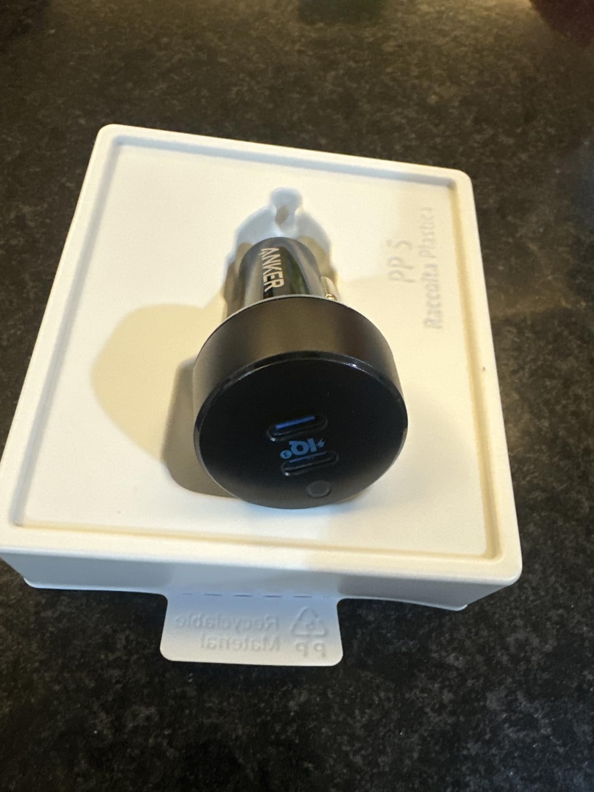 Anker USB C Car Charger, 40W 2-Port PowerIQ 3.0 Type C Adapter, PowerDrive III Duo with Power Delivery for iPhone 17/16/15/14 Series, Galaxy S24/23, AirPods and More customer photo 1