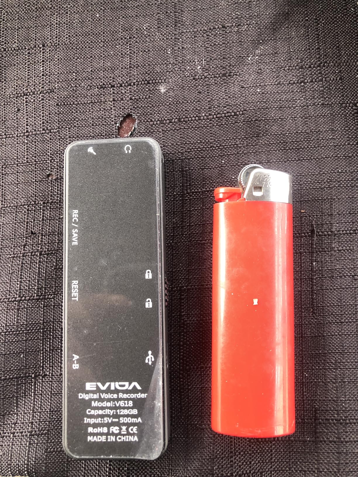128GB Digital Voice Recorder for Lectures Meetings - EVIDA 9296 Hours Voice Activated Recording Device Audio Recorder with Playback,Password customer photo 2