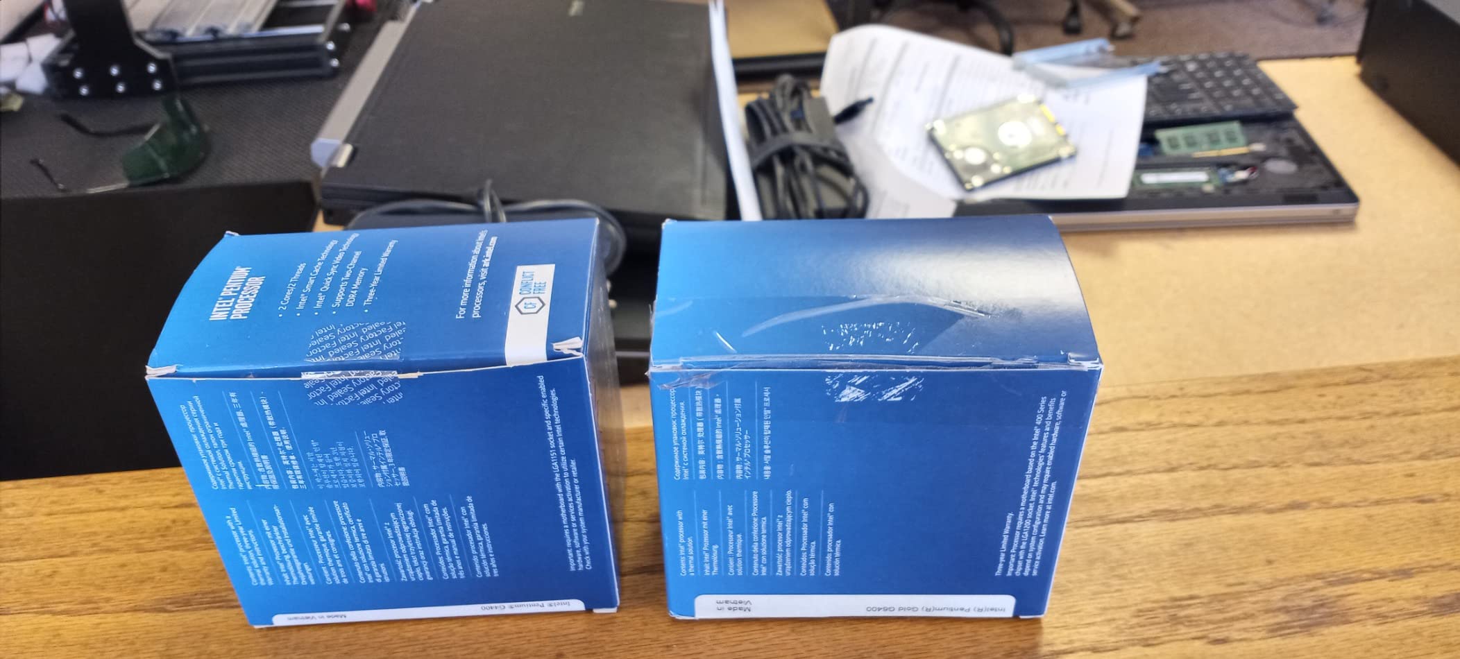 Intel Pentium Gold G-6400 Desktop Processor 2 Cores 4.0 GHz LGA1200 (Intel 400 Series chipset) 58W (BX80701G6400) customer photo 1