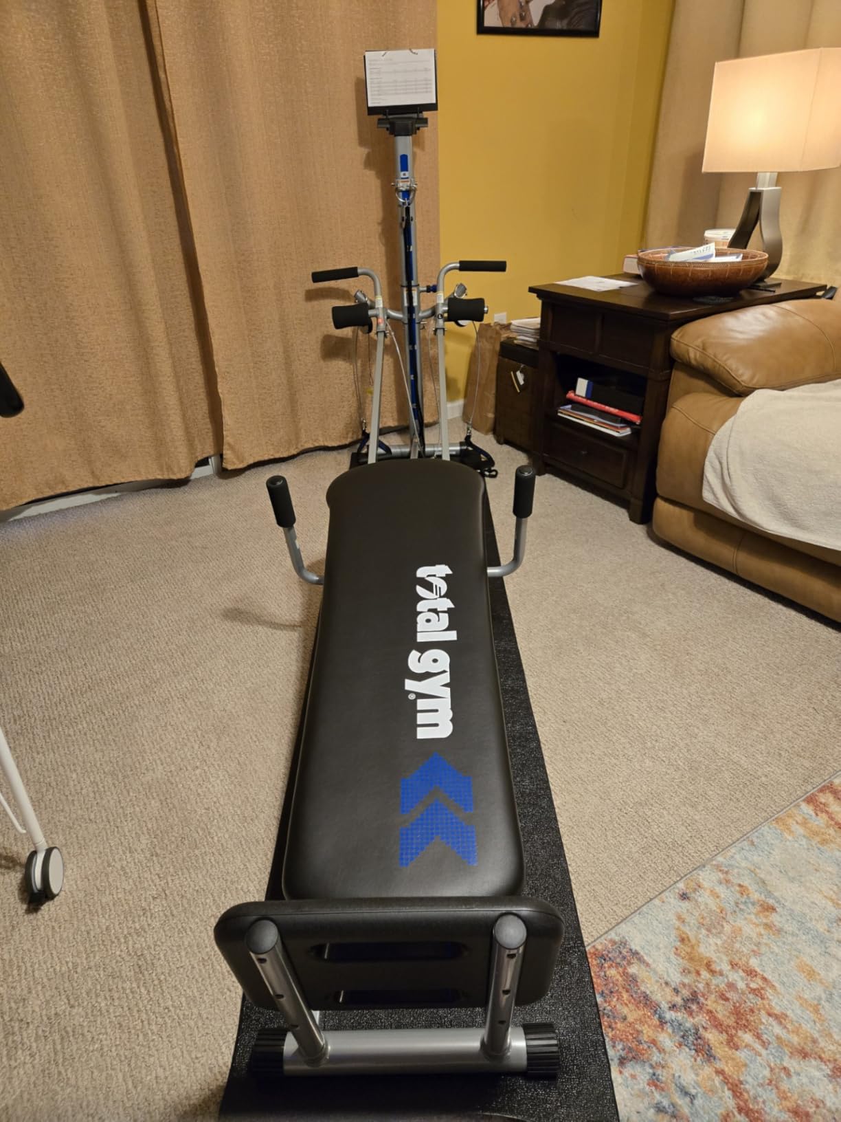 Total Gym Apex G3, Slim-Frame Incline Bodyweight Training Home Exercise Machine w/ 8 Levels of Resistance, Squat Stand, & Basic Accessory Set customer photo 1