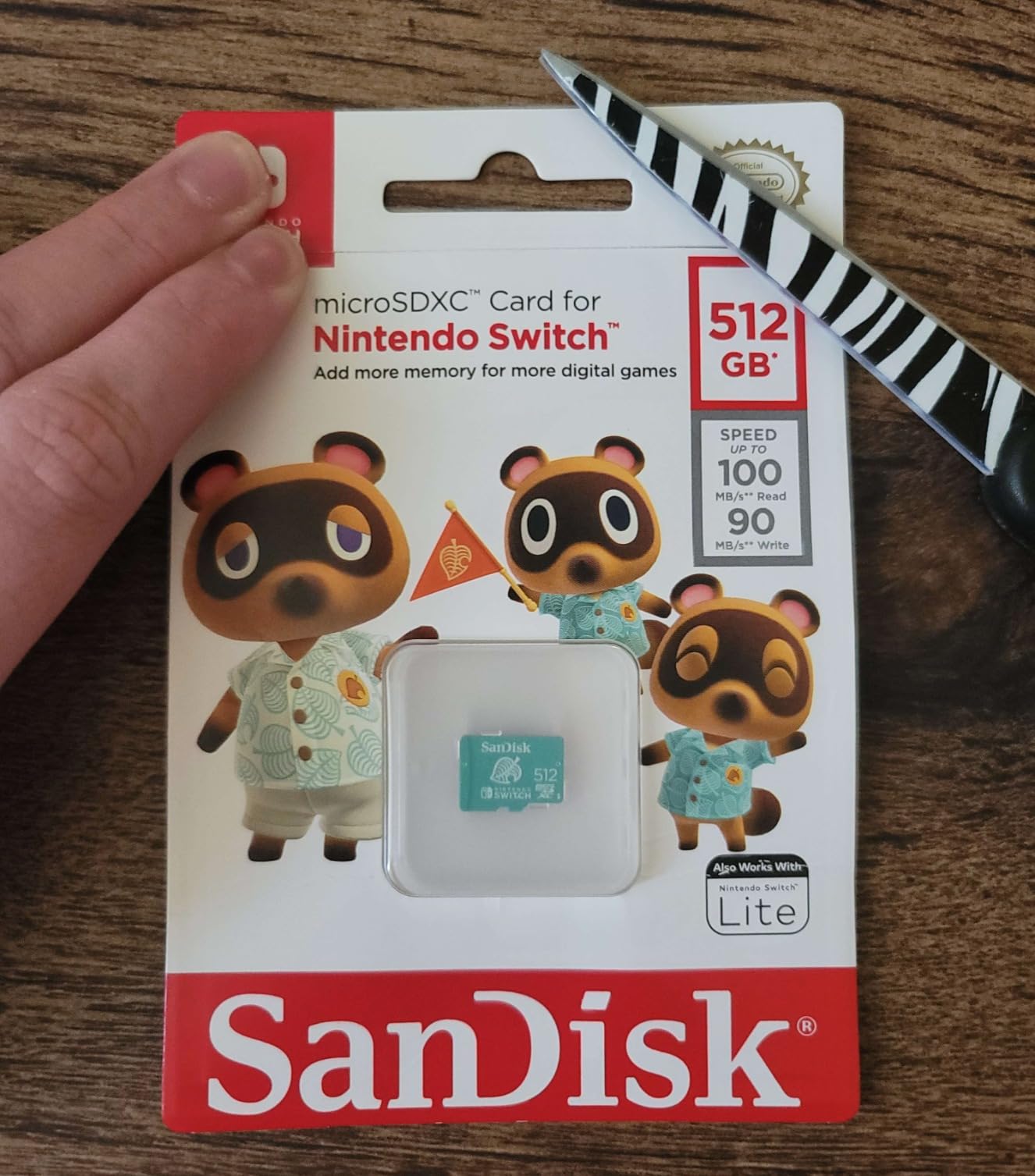 SanDisk 512GB microSDXC-Card, Licensed for Nintendo-Switch - SDSQXAO-512G-GNCZN customer photo 1