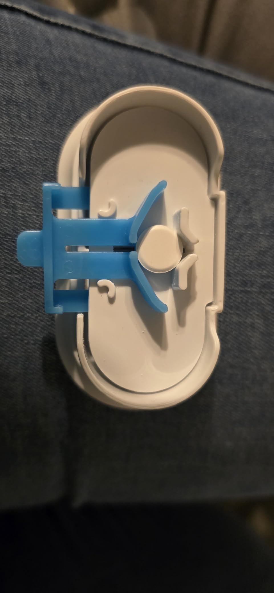 EQUADOSE Pill Cutter, Double Stainless Steel Blade & Centering Device, Blue customer photo 2