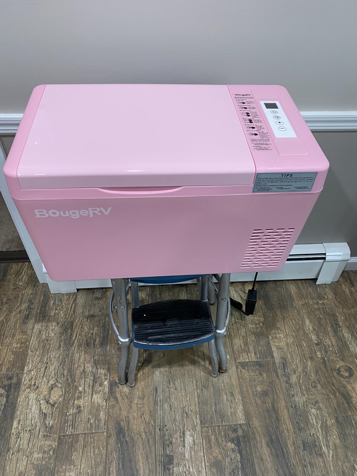 BougeRV 12 Volt Refrigerator 12V Car Fridge 23 Quart Portable Freezer Compressor Cooler 12/24V DC 110~240 Volt AC for Truck Van RV Camper SUV Travel Camping Road Trips Tailgating -7F~50F customer photo 2