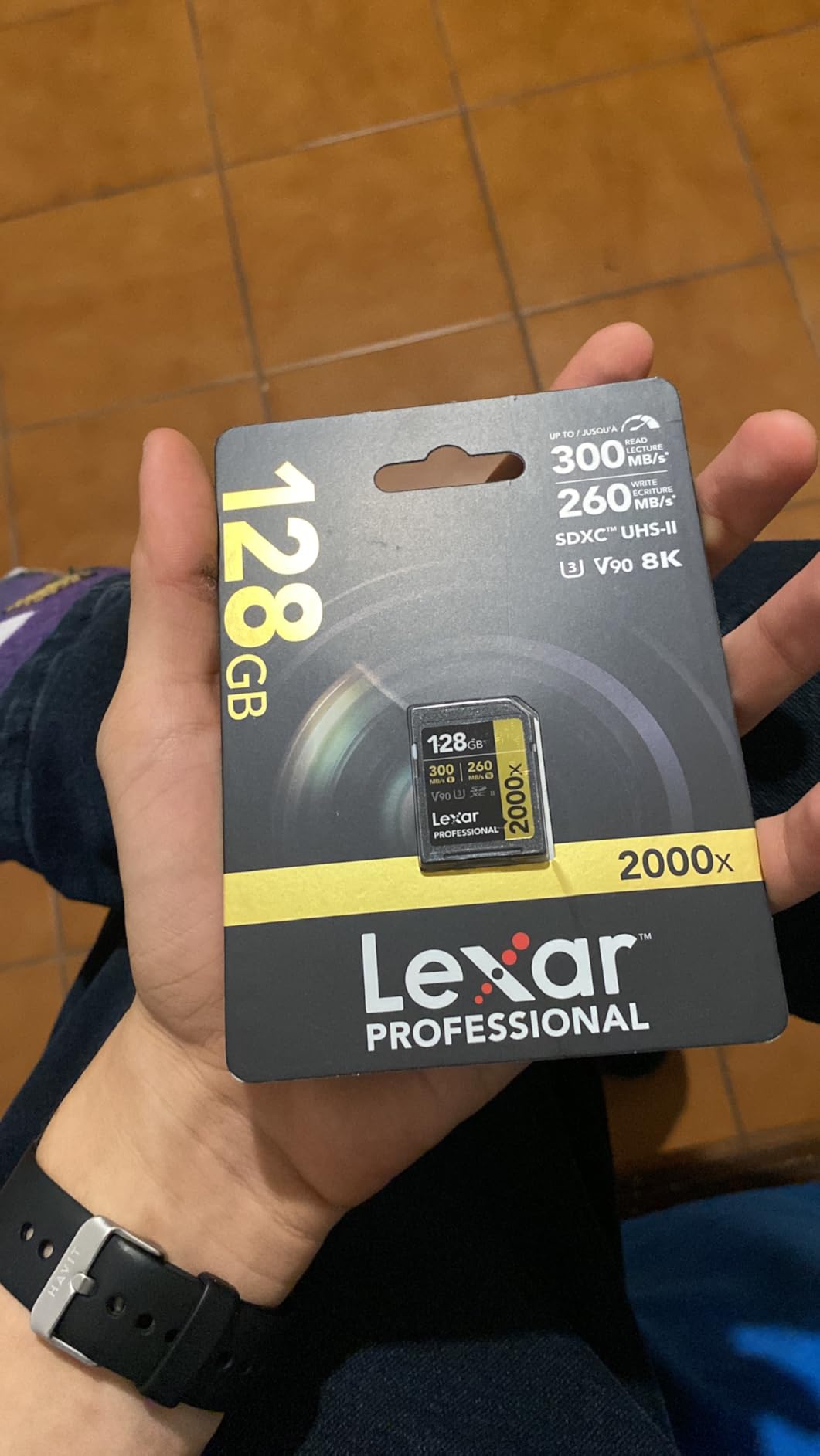 Lexar 128GB 2000x SD Memory Card, 300MB/s Read, 8K, V90, U3, UHS-II | Up to 300MB/s read, Up to 260MB/s write, UHS-II, V90, U3, Class 10, 8K video, Full HD video customer photo 2