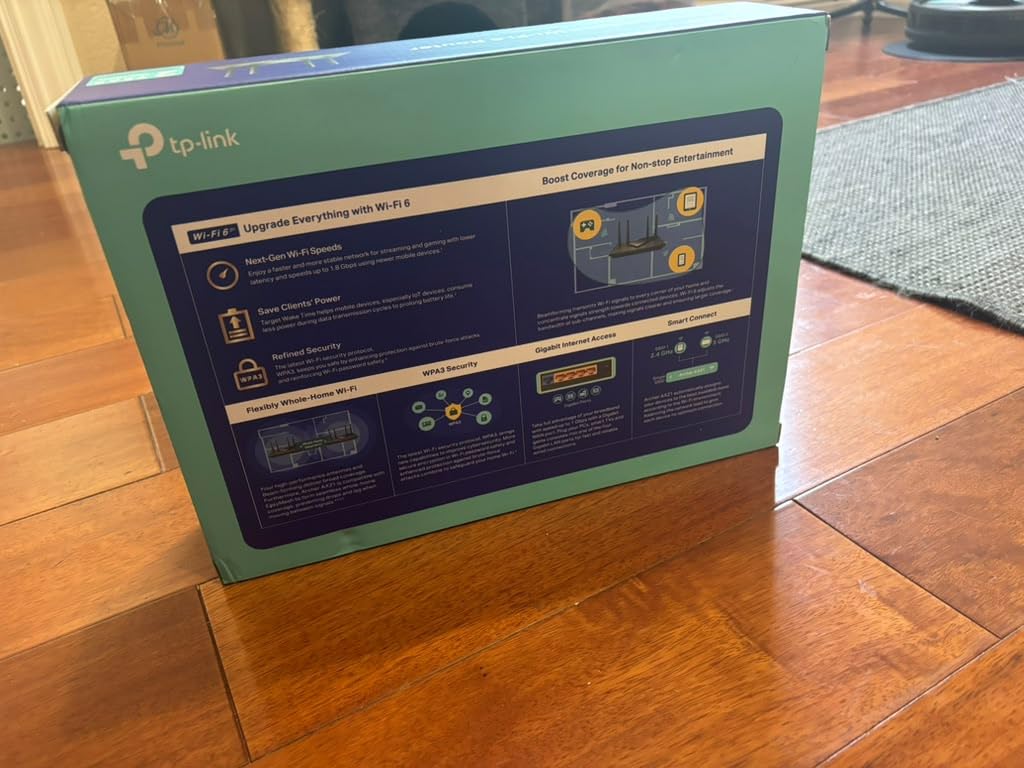 TP-Link AX1800 WiFi 6 Router (Archer AX21 V5) - Dual Band Wireless Internet, Gigabit, Easy Mesh, Works with Alexa - A Certified for Humans Device, Free Expert Support customer photo 2