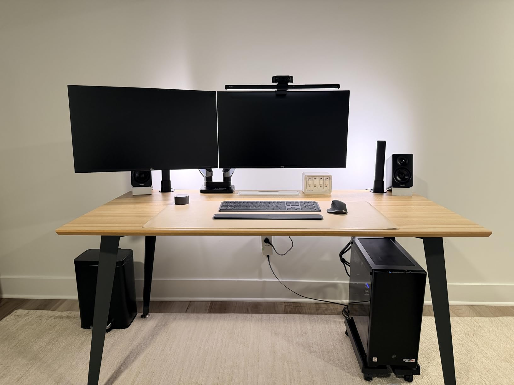 PAMO Cable Management Under Desk, Set of 2 - Black customer photo 2