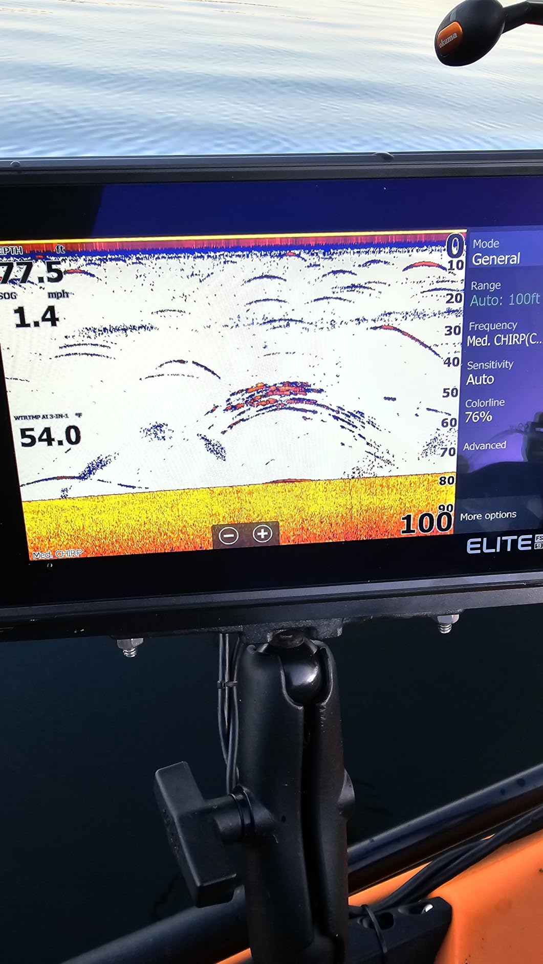 Lowrance Elite FS Fishfinder/Chartplotter with ActiveTarget Support customer photo 2