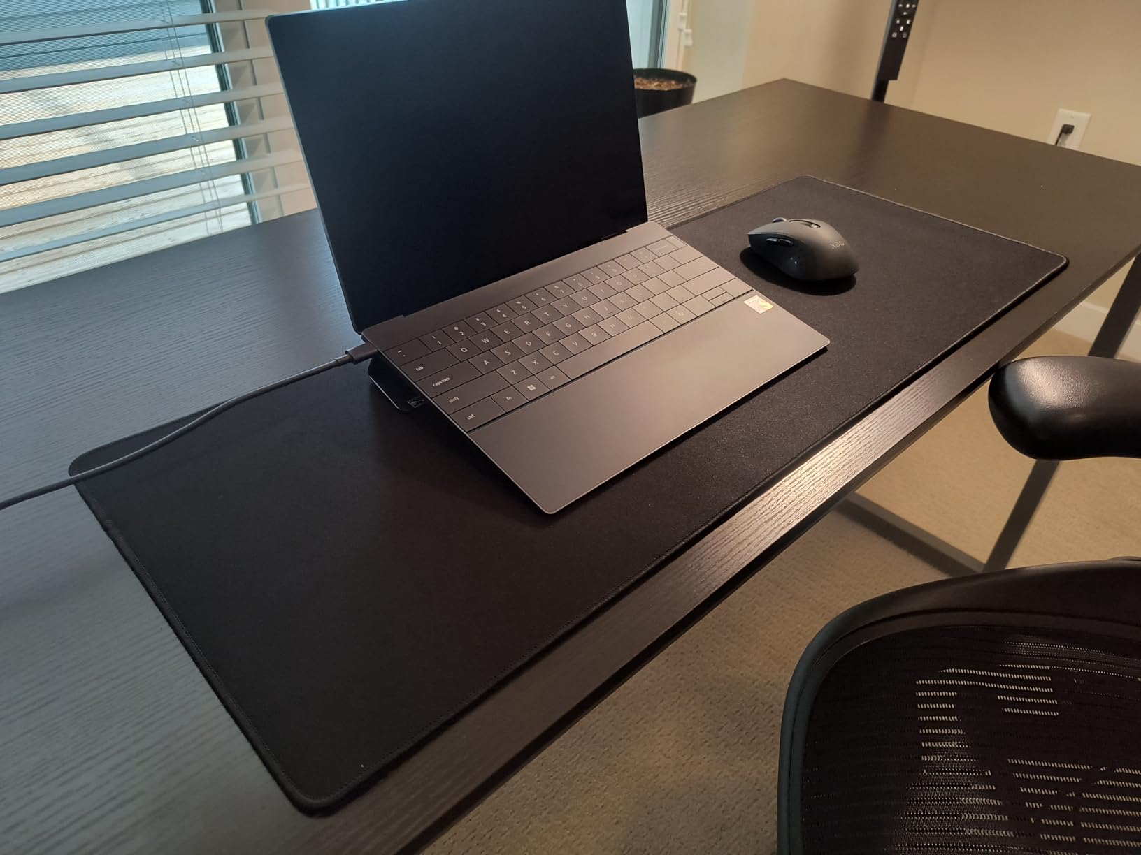 KTRIO RGB Large Gaming Mouse Pad, 31.5 x 11.8 in, RGB Black, XL customer photo 1