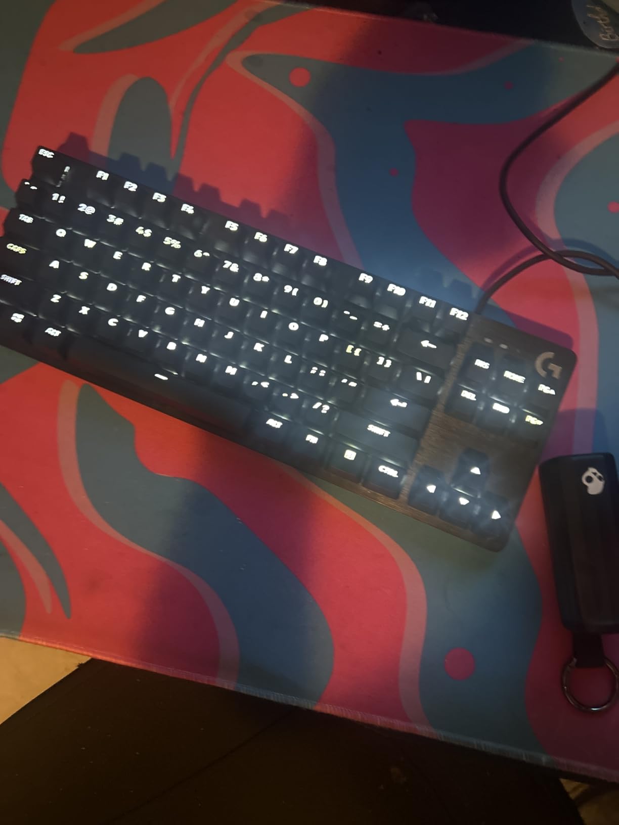 Logitech G413 TKL SE Mechanical Gaming Keyboard - Compact Backlit Keyboard with Tactile Mechanical Switches, Anti-Ghosting, Compatible with Windows, macOS - Black Aluminum customer photo 2