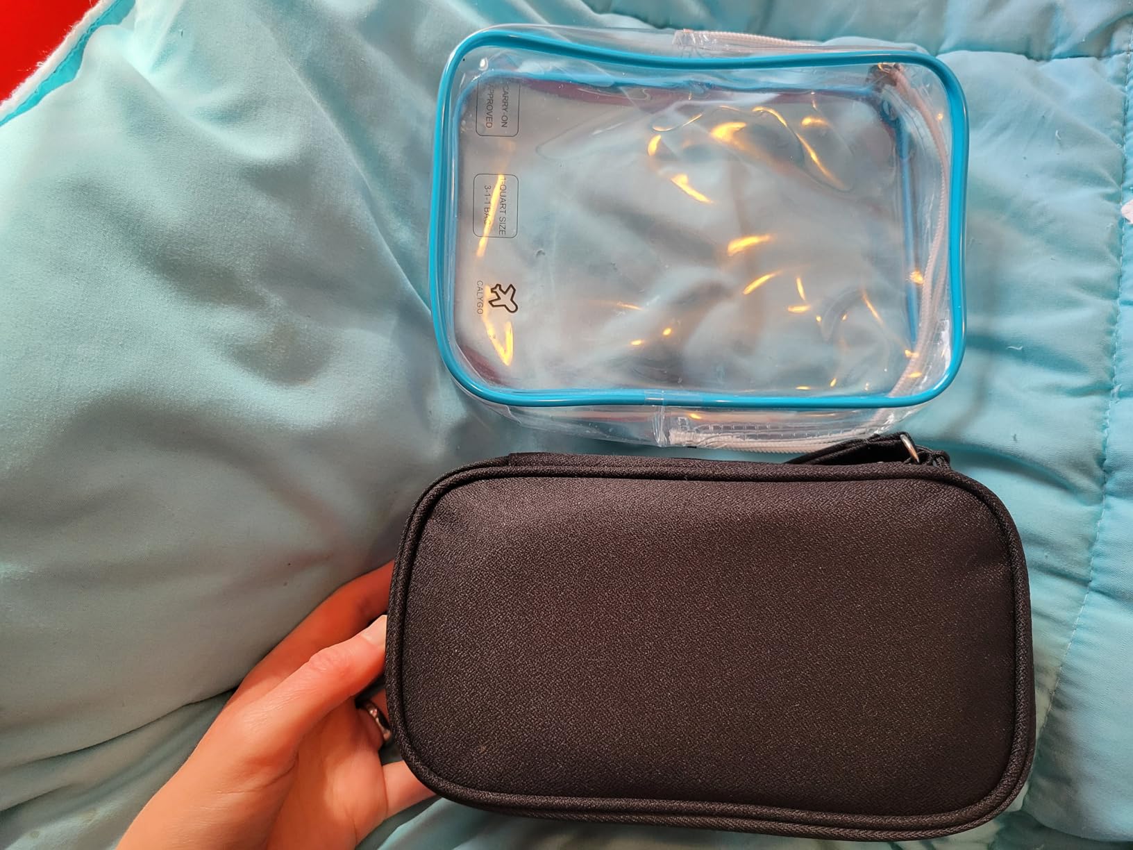 FYY Travel Cable Organizer Pouch Electronic Accessories Carry Case Portable Waterproof Double Layers All-in-One Storage Bag for Cord, Charger, Phone, Earphone customer photo 2
