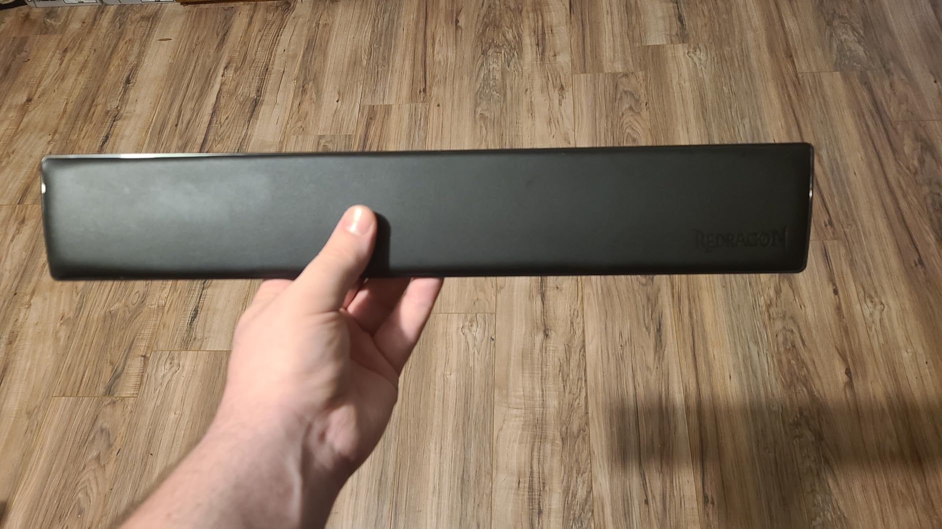 Redragon P036 Meteor M Computer Keyboard Wrist Rest Pad, Ergonomic Soft Memory Foam Wrist Support w/Anti-Slip Rubber Base, 80% 87 Keys TKL Size 14.13 x 2.87 in, 0.78 inch (20mm) Height, Black customer photo 1