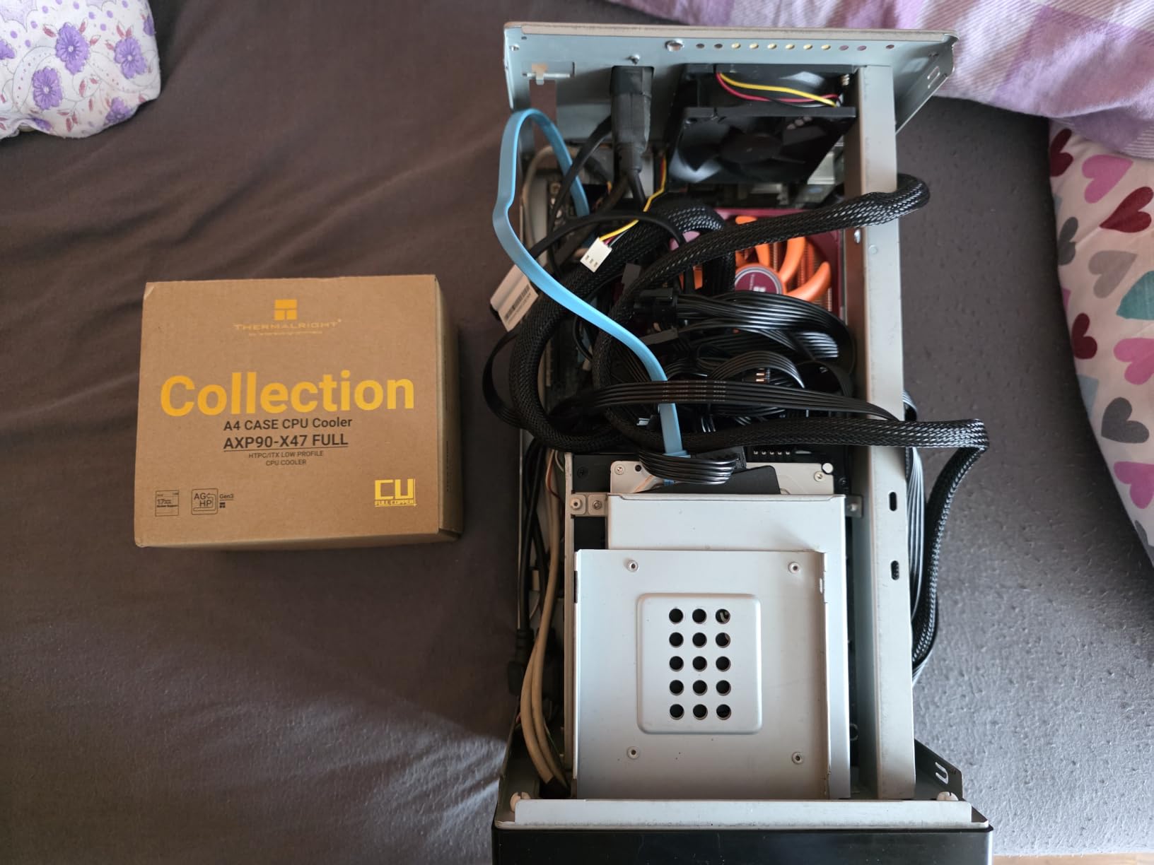 Thermalright AXP90 X47 Black Low Profile CPU Cooler, 92mm Slim PWM Fan, 47mm Height customer photo 1
