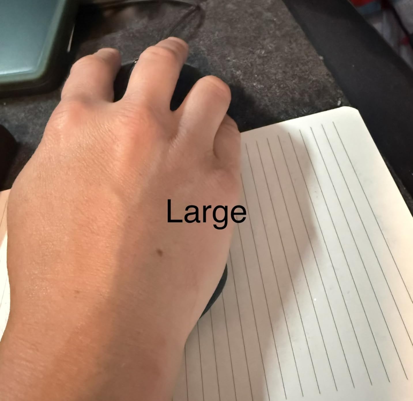 DELTAHUB Carpio 2.0 - Right-Handed Truly Ergonomic Wrist Rest for Mouse, Carpal Tunnel Support, Pain Relief, Anti-Fatigue, Easy Glide, Sleek, Office, Computer, Laptop, Gaming - Large, Black customer photo 1