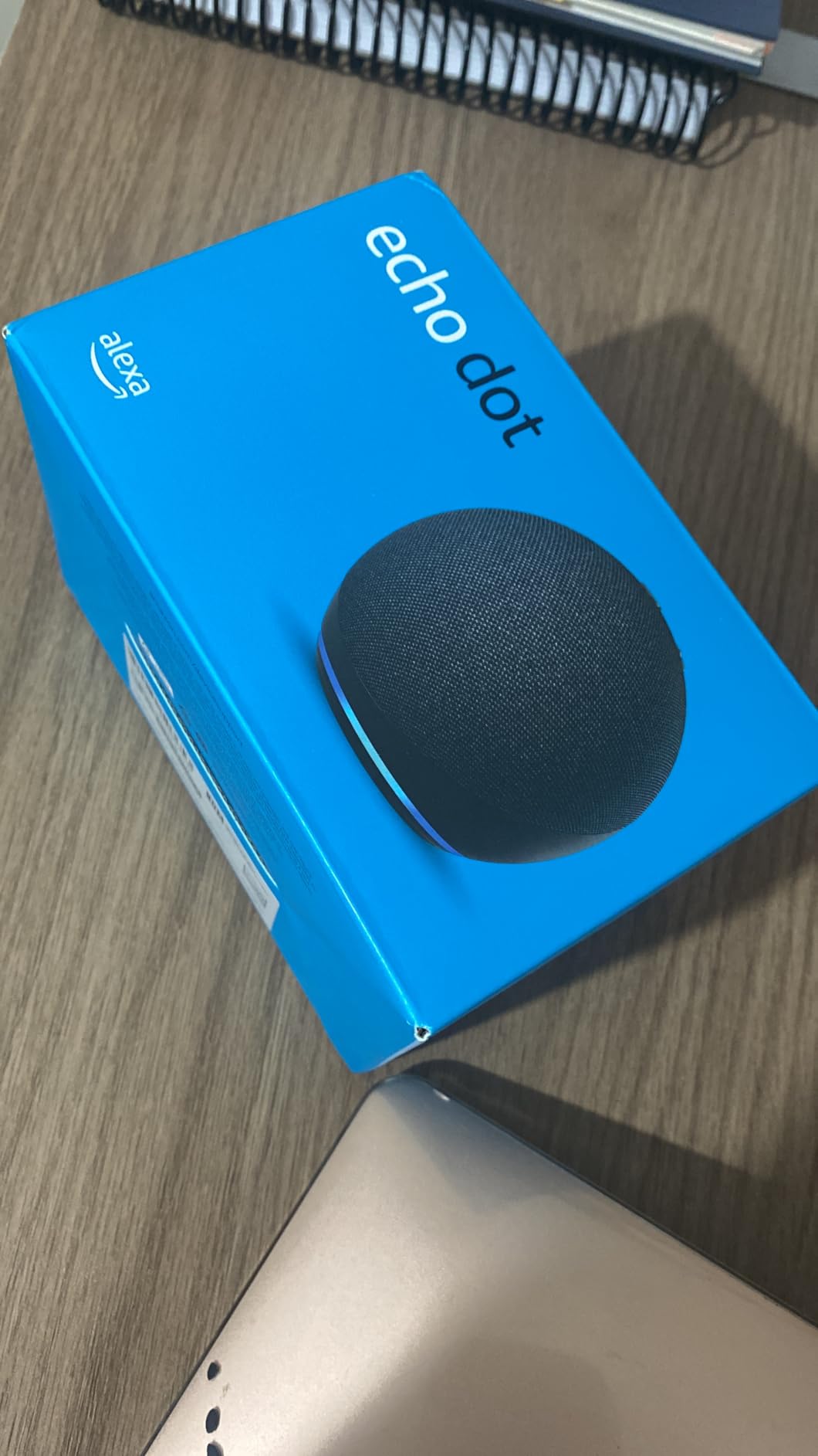 Amazon Echo Dot (newest model) - Vibrant sounding speaker, Designed for Alexa+, Great for bedrooms, dining rooms and offices, Deep Sea Blue customer photo 2