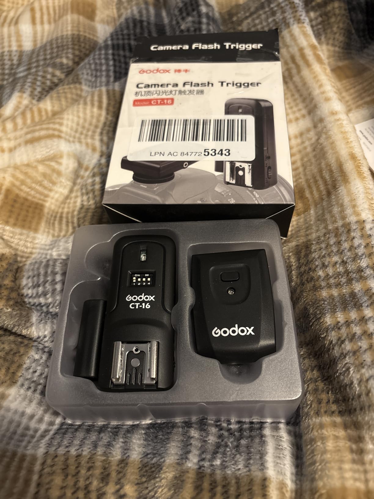 Godox CT-16 Wireless Radio Flash Trigger Receiver Kit, Fit Compatible for Canon Nikon Pentax DSLR Camera Studio 3 in 1 Flash Transmitter and Receiver customer photo 2