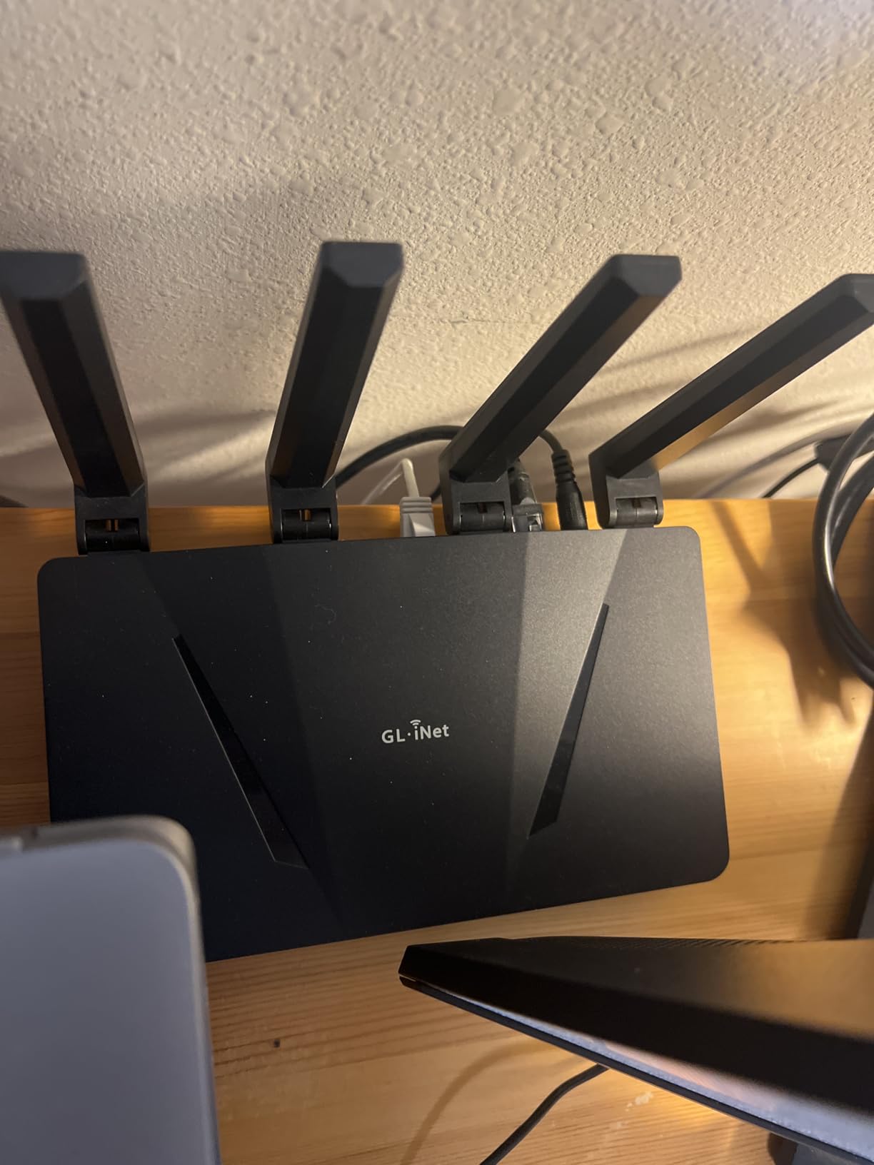 GL.iNet GL-AX1800(Flint) WiFi 6 Router -Dual Band Gigabit Wireless Internet Router | 5 x 1G Ethernet Ports | Up to 120 Devices | OpenVpn&WireGuard customer photo 1
