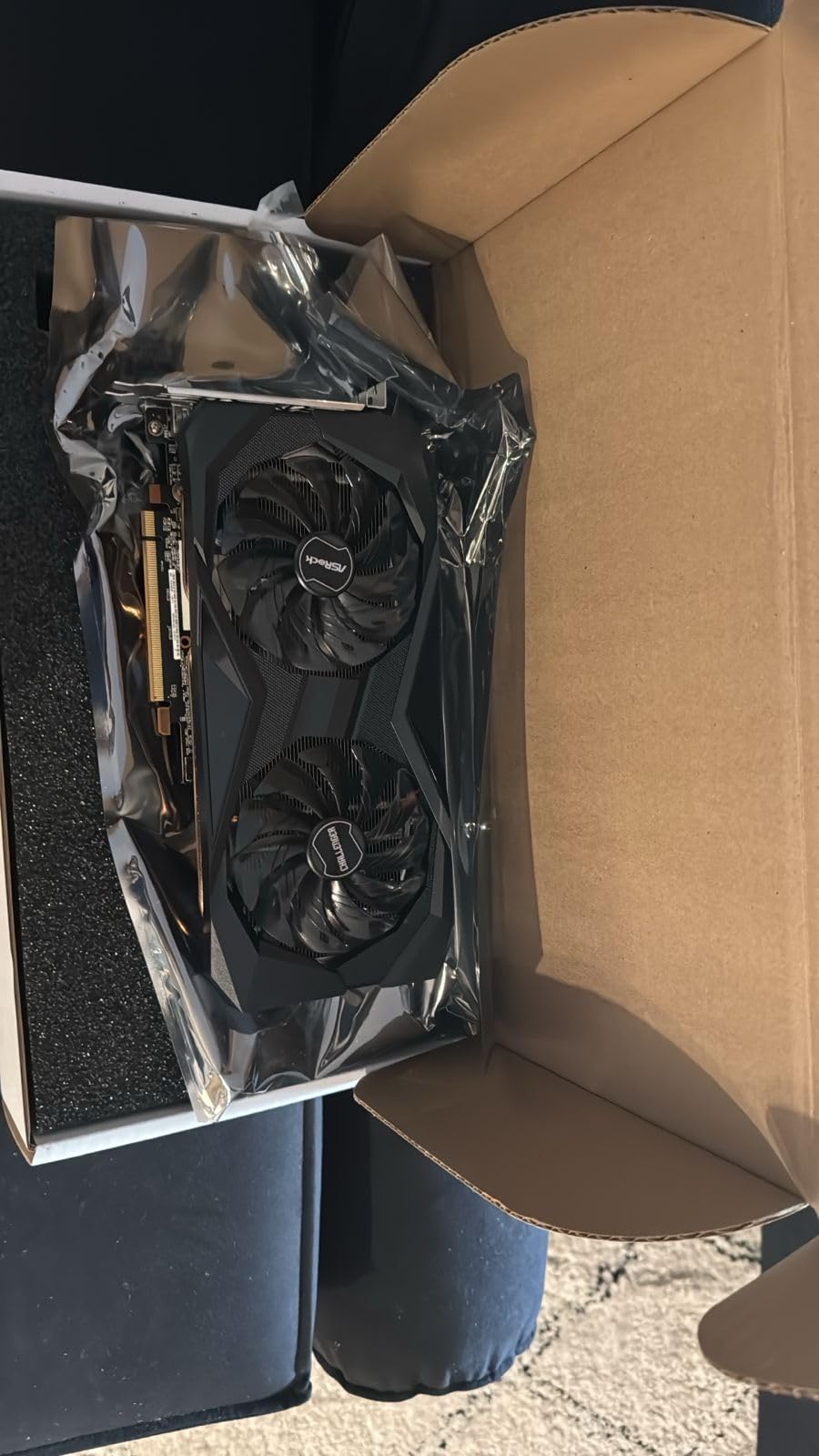 ASRock AMD Radeon RX 6600 Challenger D 8GB GDDR6 DisplayPort 14Gbps HDMI 0dB Silent Cooling 128-bit 7680 x 4320 Dual Fan Graphics Card PCI Express 4.0 x8 8-pin customer photo 1