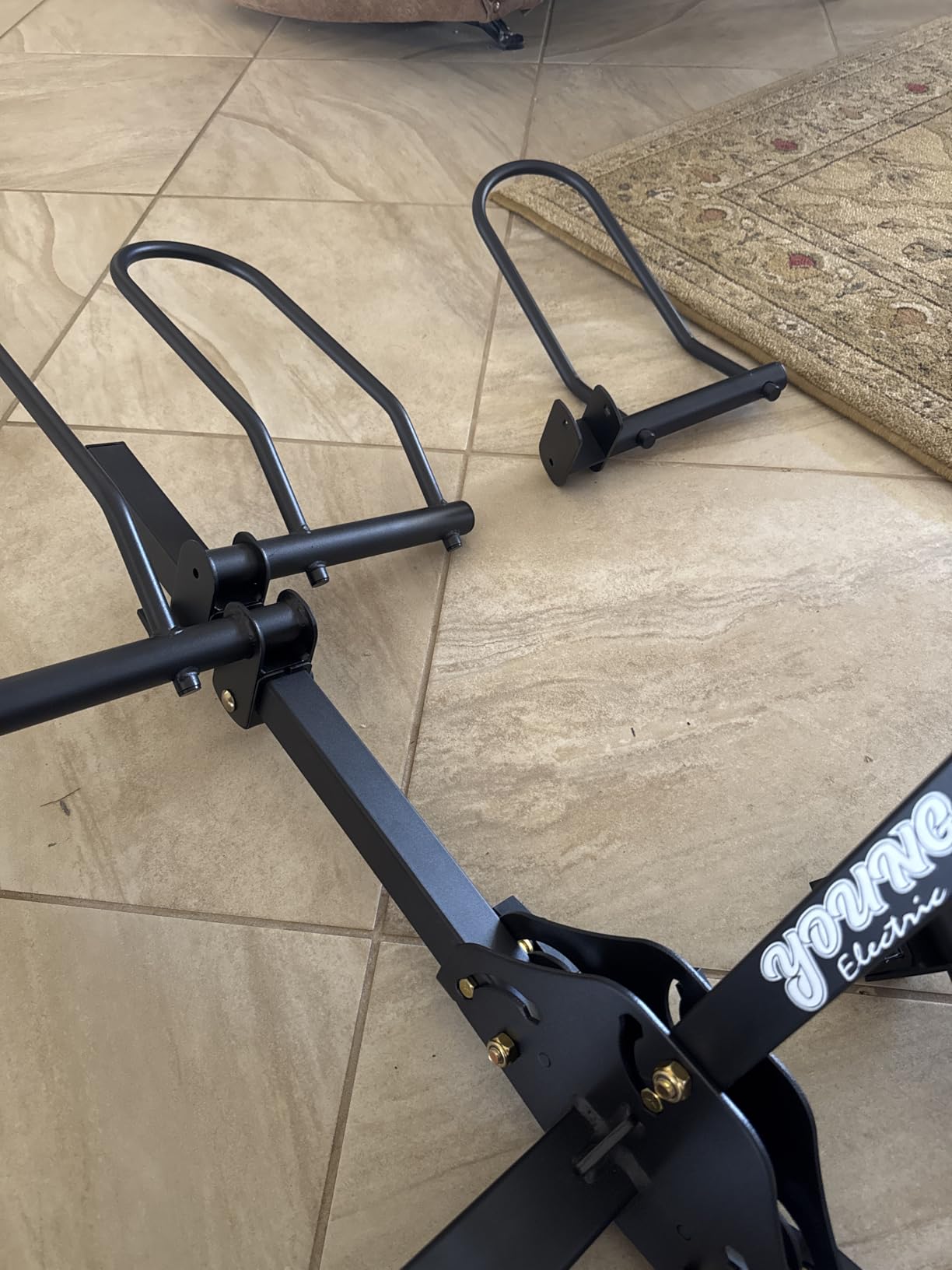 Young Bike Rack Hitch for Car - 200LB 2-Bike Rack Hitch Mount Platform Style Hitch Bike Rack, Smart Tilting & Easy Fold for Car SUV with 2 Inch Receiver, Bike Carrier Fits Up to 5-inch Fat Tire customer photo 2