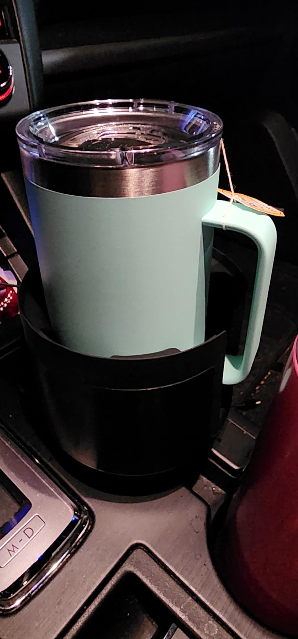 [Upgraded] Integral Ultimate Car Cup Holder Expander - Adjustable Base - Organizer & Expander for Vehicles - Compatible with Mugs, Yeti 14/24/36/46oz, Rambler, Hydro Flasks 32/40oz, 3.4