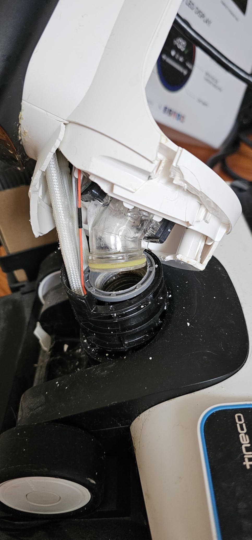 Tineco Corded Wet Dry Vacuum Steam Mop All-in-one, Hardwood Floor Cleaner Great for Sticky Messes, Floor ONE S5 Steam Smart for Hard Floors with Digital Display and Long Run Time customer photo 1