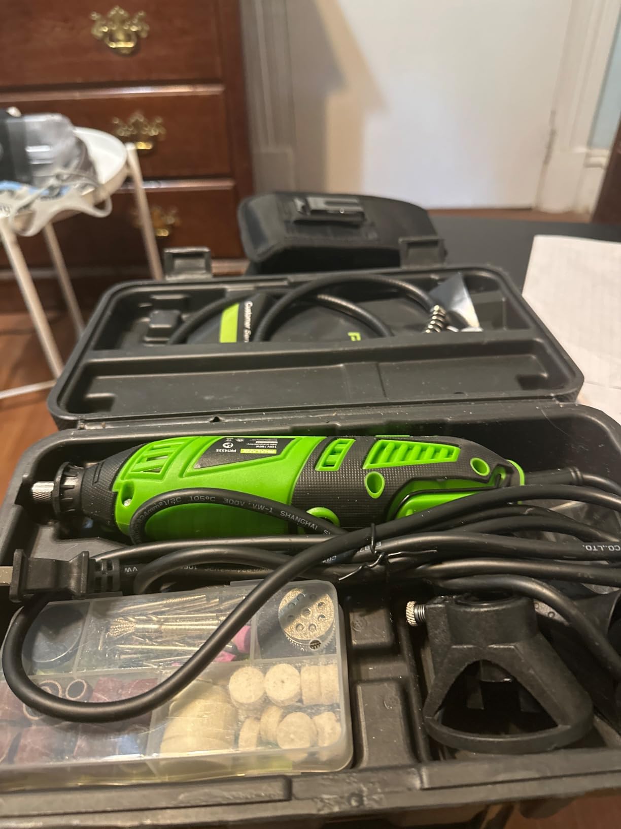 180W Rotary Tool Kit, 1.5-Amp PHALANX 6 Variable Speed with Flex Shaft, 8000-32000RPM Multi-Tool & 139pcs Accessories Kit, Power Multiuse Set Perfect for Crafting Projects and DIY Creations customer photo 2