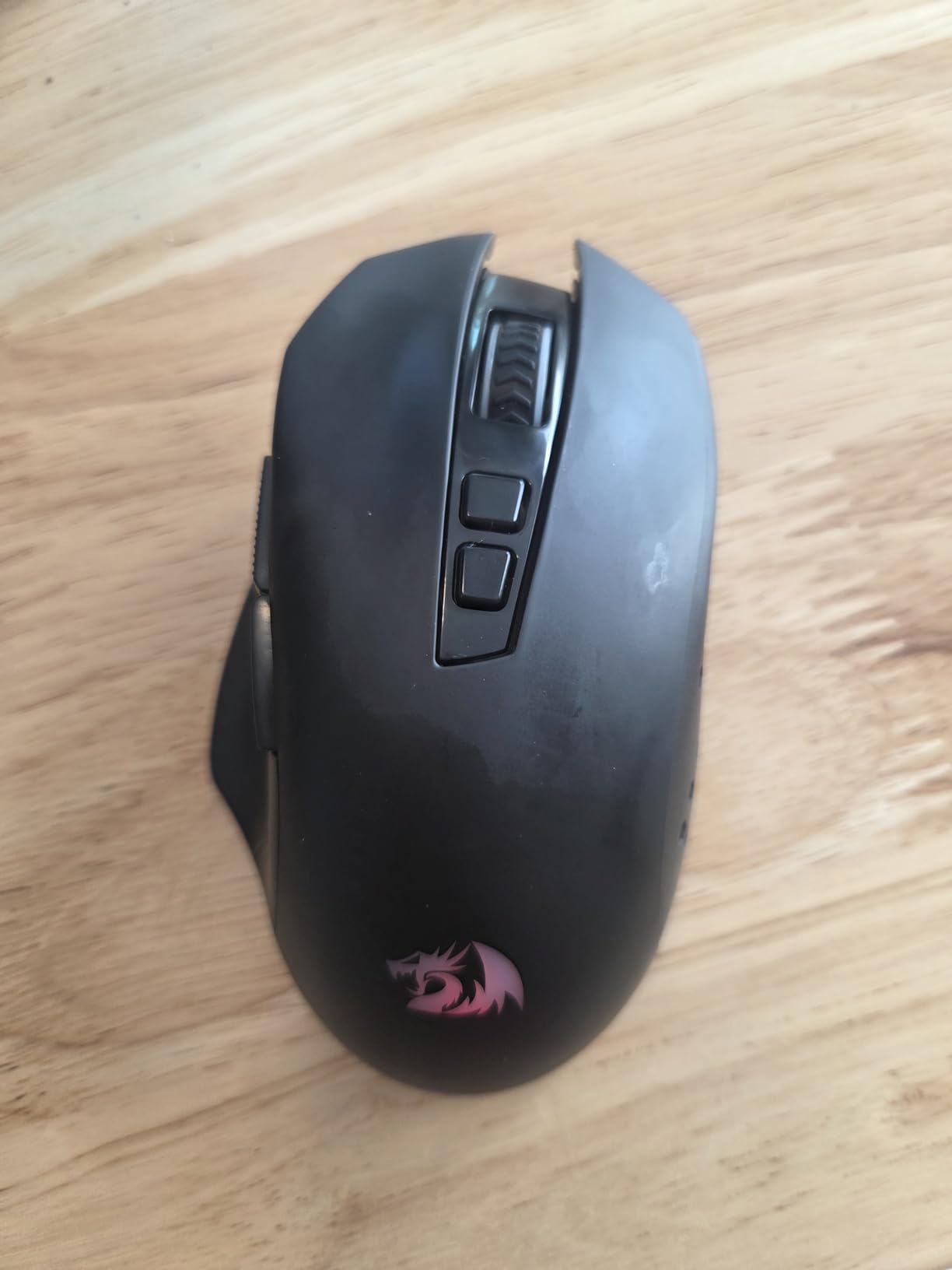 Redragon M656 Gainer Wireless Gaming Mouse, 4000 DPI 2.4Ghz Wireless Mouse w/ 5 DPI Levels, 7 Macro Buttons, Red LED Backlit & Pro Software/Drive Supported, for PC/Mac/Laptop customer photo 1