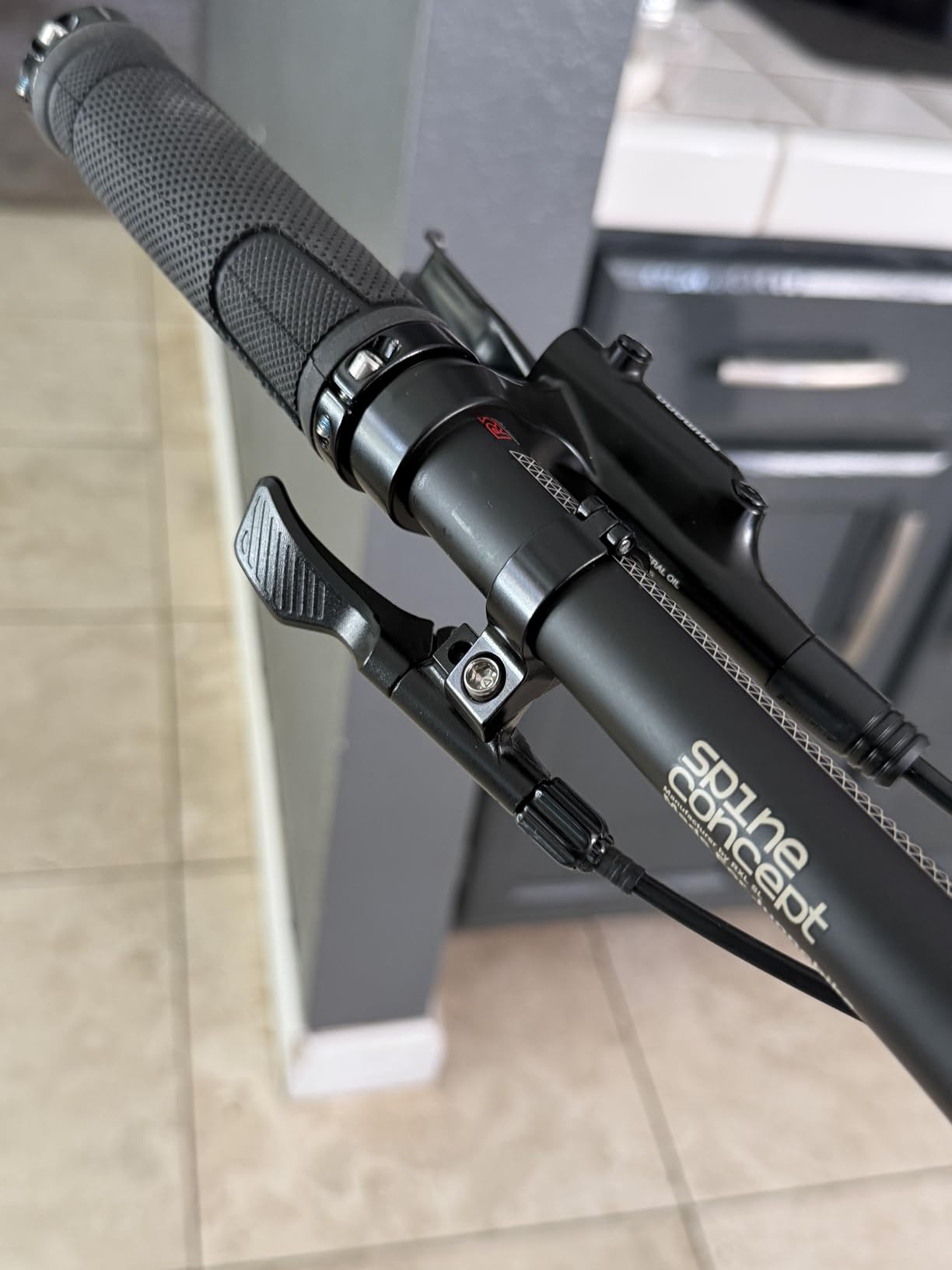 EXA Form 900i 30.9mm/31.6mm Internal Routing Dropper Post with Lever and Cable Kit MTB/Ebike Internal Bike Seatpost 100/120/150mm Travel customer photo 1