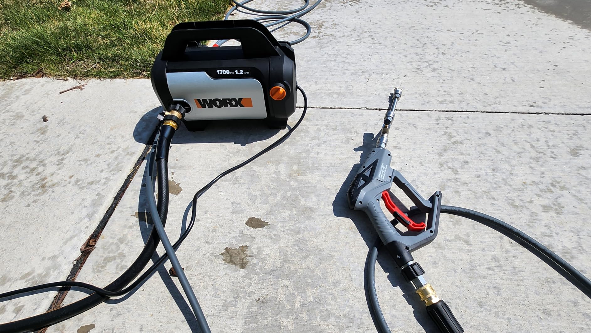 Worx 13 Amp Electric Pressure Washer Max 1870 PSI Max 1.4 GPM WG602 customer photo 2