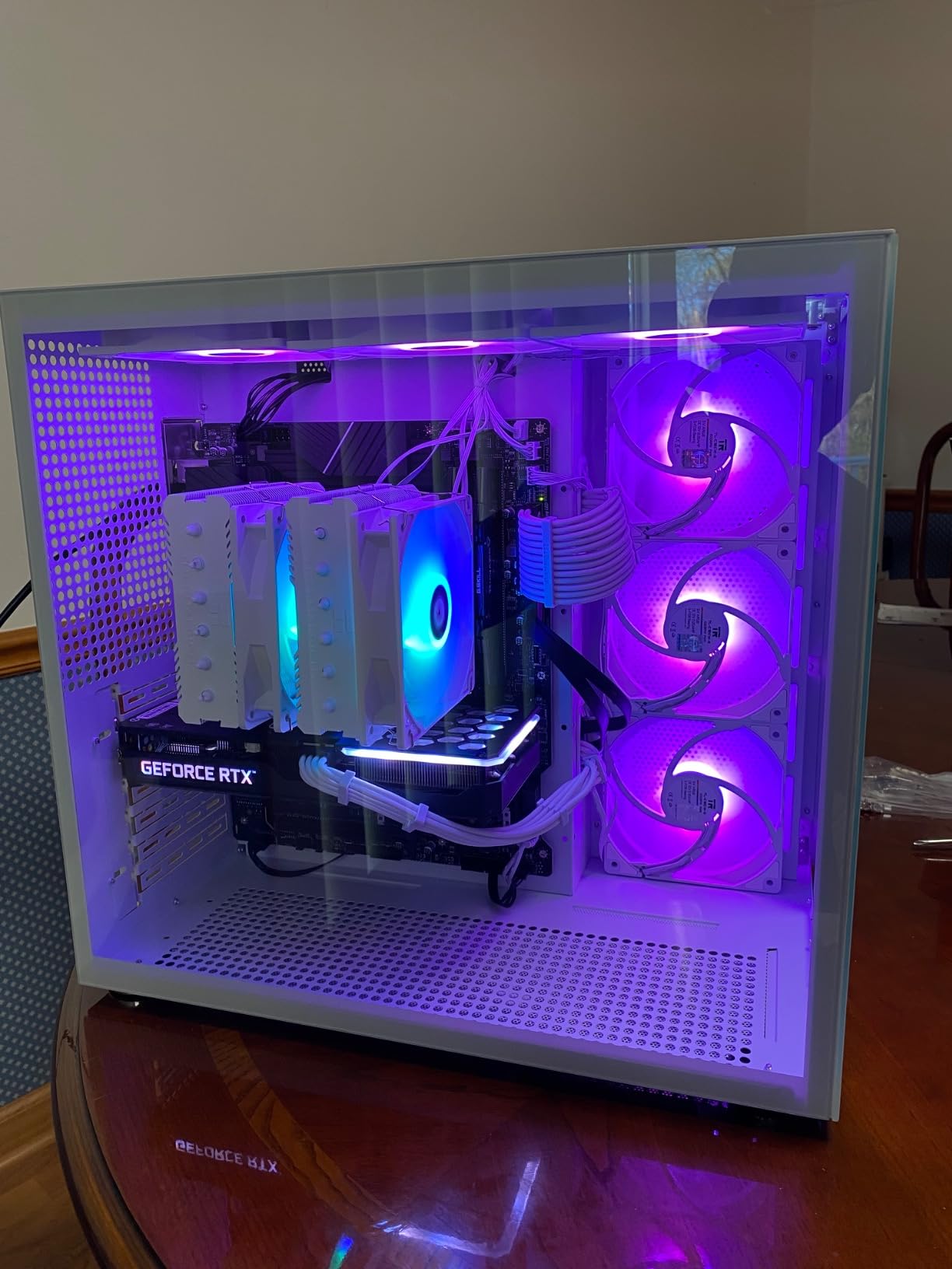 Thermalright Peerless Assassin 120 SE ARGB White CPU Air Cooler,6 Heat Pipes Cpu cooler,Dual 120mm TL-C12CW-S PWM Fan,Aluminium Heatsink Cover,AGHP Technology,for AMD AM4/AM5 Intel 1700/115X/1200/1851 customer photo 1