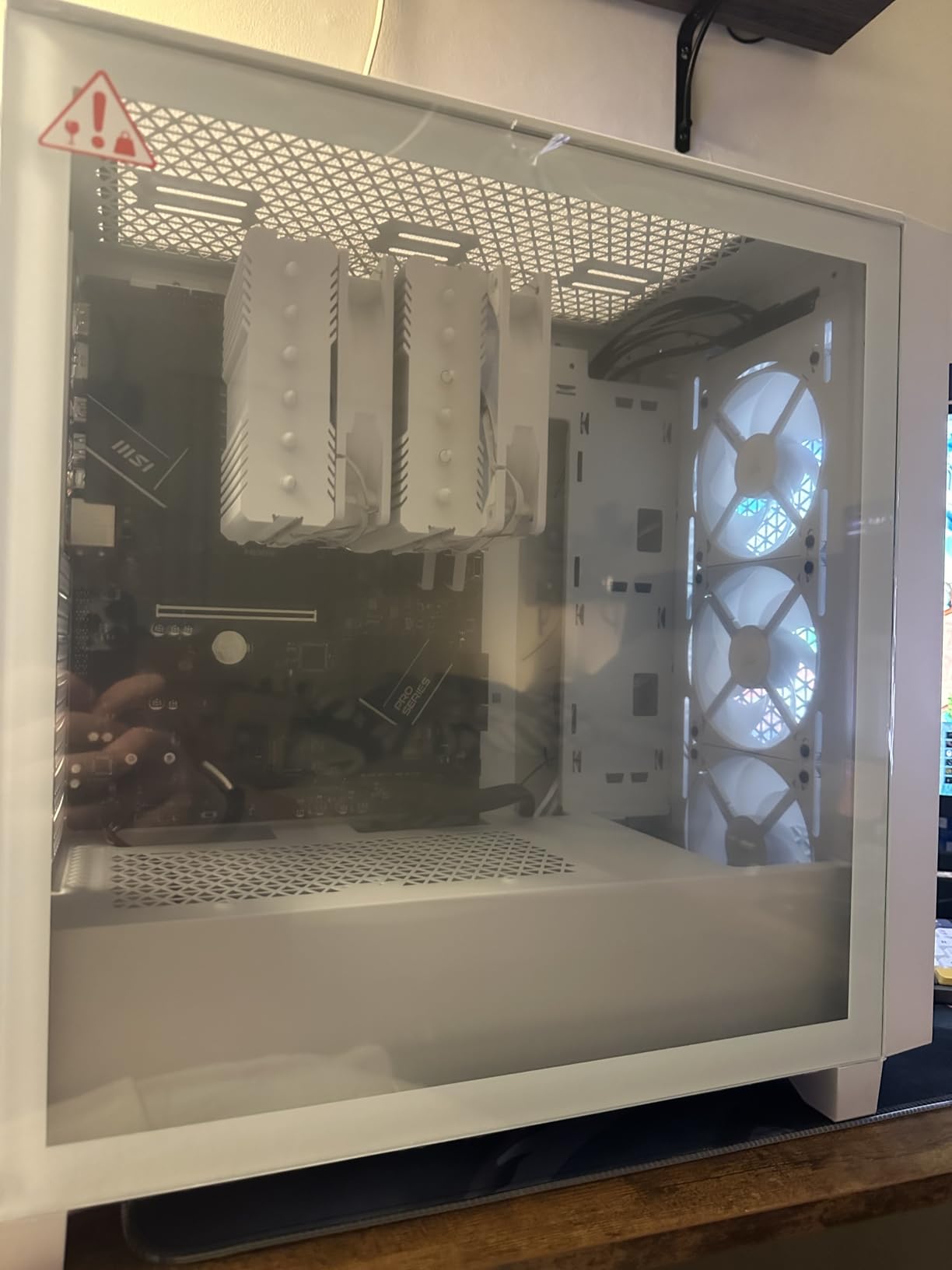 Thermalright Peerless Assassin 120 SE ARGB White CPU Air Cooler,6 Heat Pipes Cpu cooler,Dual 120mm TL-C12CW-S PWM Fan,Aluminium Heatsink Cover,AGHP Technology,for AMD AM4/AM5 Intel 1700/115X/1200/1851 customer photo 2