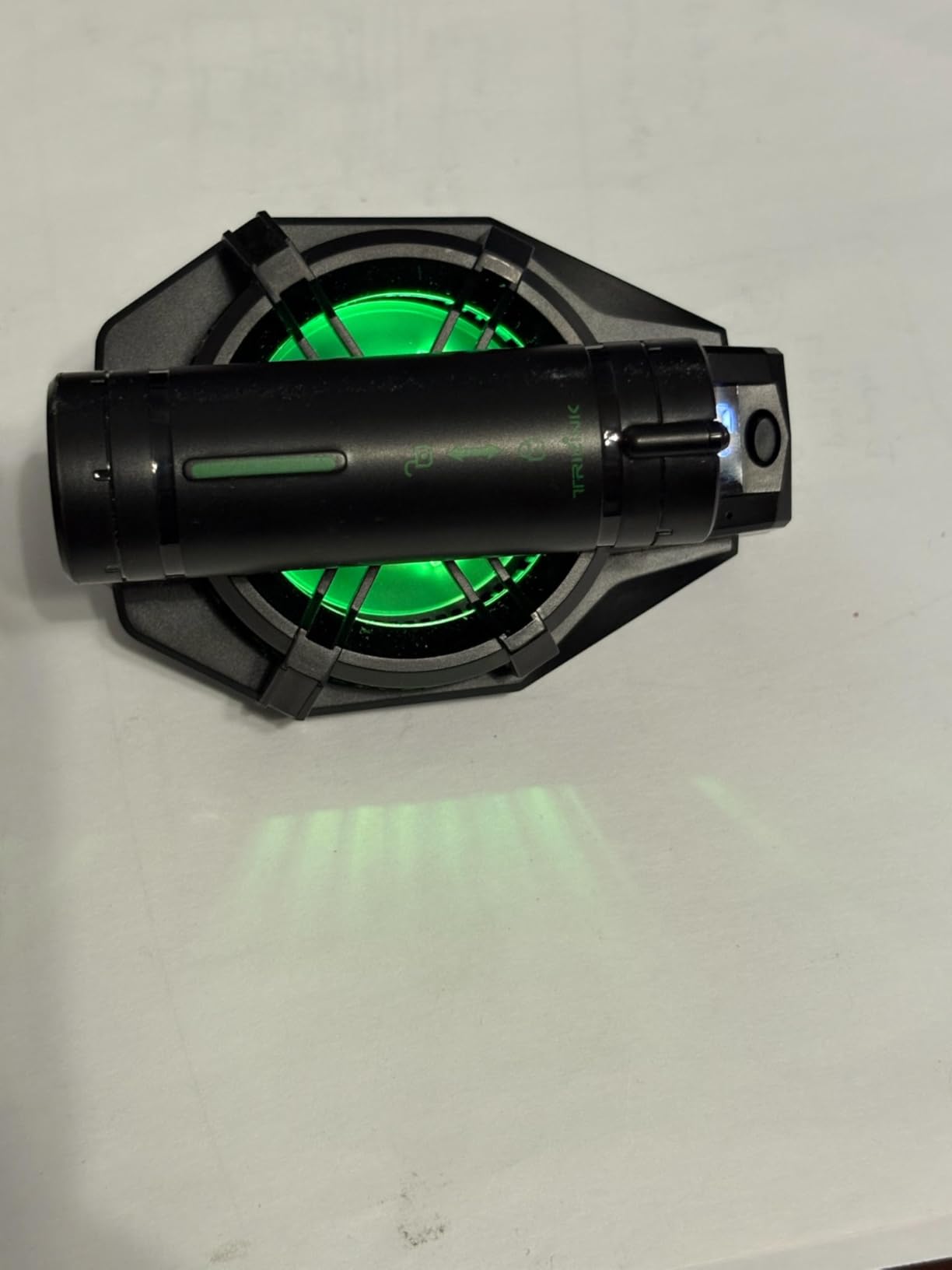 TRILINK Phone Cooler with Rechargeable Battery, Phone Cooling Fan for Gaming Fit All Types of iPhone Android Smartphones, Mobile Phone Radiator with LED Temperature Display/Universal Clamp/RGB LEDs customer photo 2