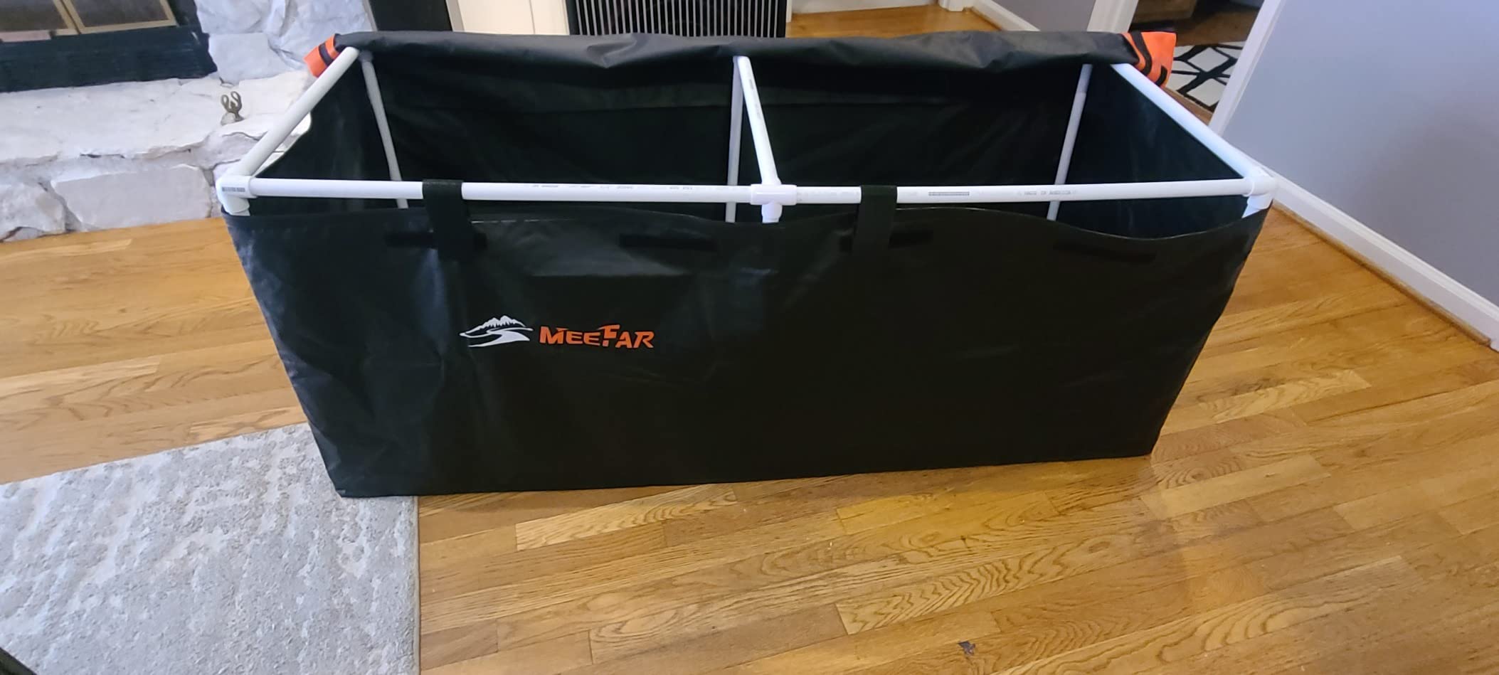 MeeFar Rooftop Cargo Carrier Car Roof Bag 21 Cubic Feet 100% Waterproof Car Top Carrier, Fits All Vehicle with/Without Rack, Include Anti-Slip Mat, 10 Reinforced Straps, 6 Door Hooks, Luggage Lock customer photo 2