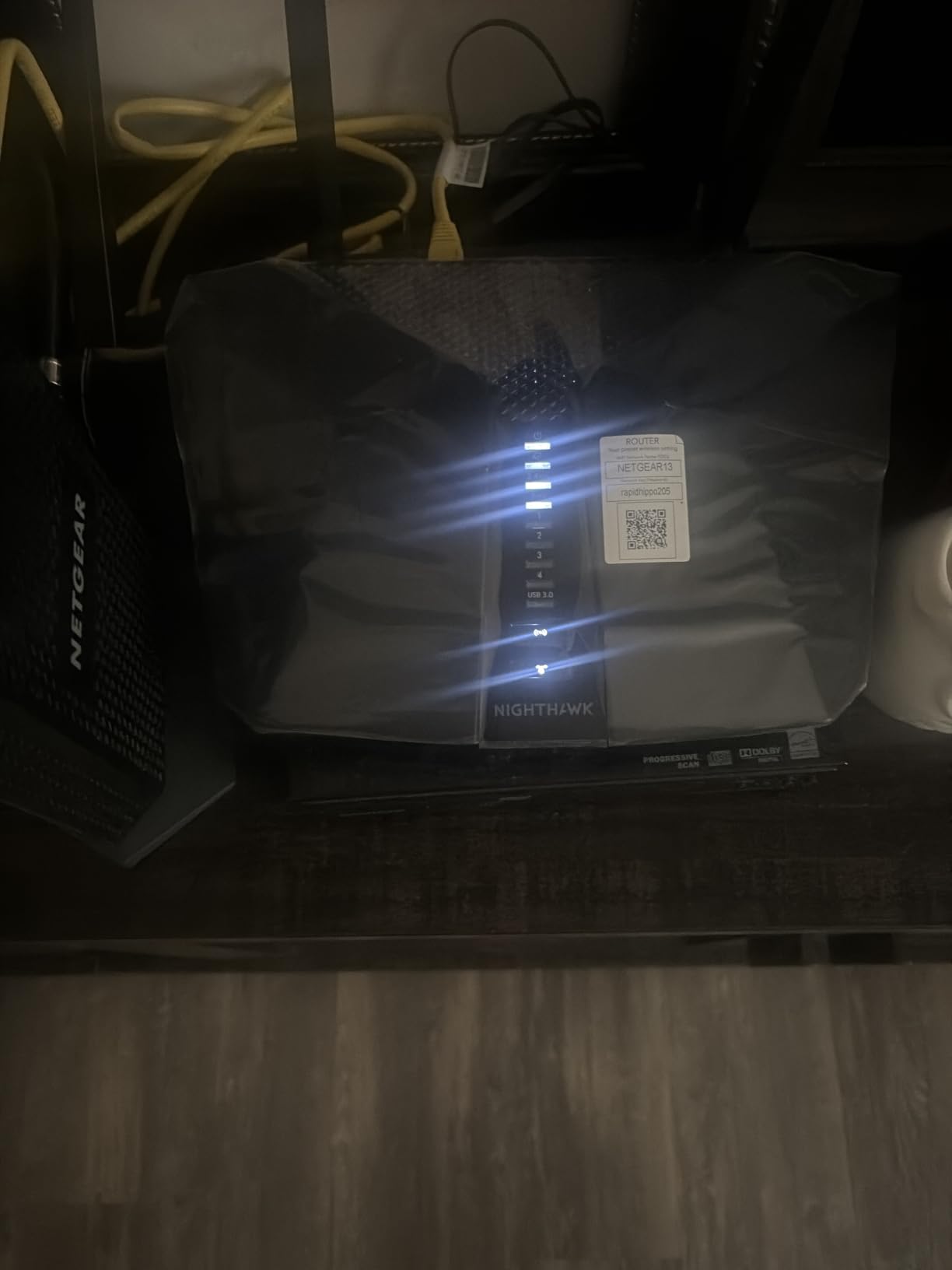 NETGEAR Nighthawk Tri-Band WiFi 6E Router (RAXE300) - Security Features, AXE7800 Wireless Gigabit Speed (Up to 7.8Gbps), New 6GHz Band, 8-Streams Cover up to 2,500 sq. ft., 40 Devices customer photo 1