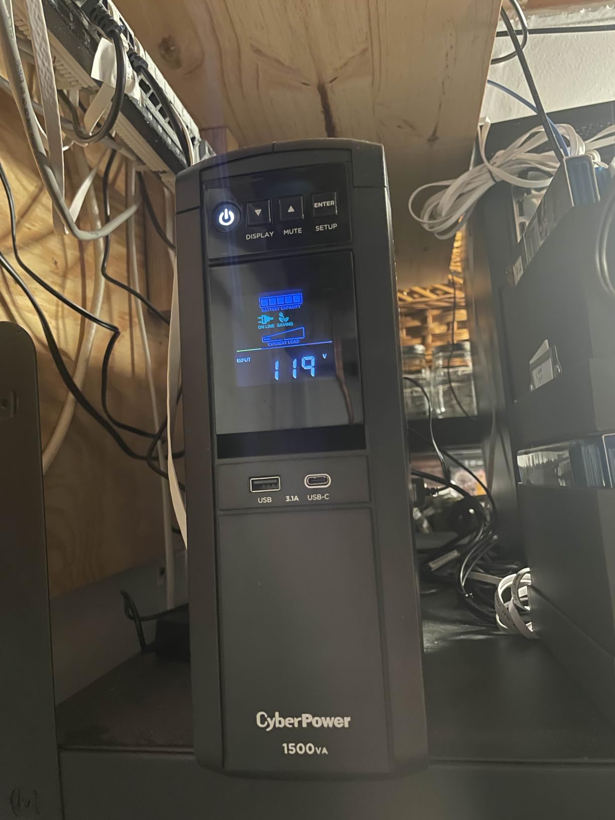 CyberPower CP1500PFCRM2U PFC Sinewave UPS Battery Backup customer photo 2