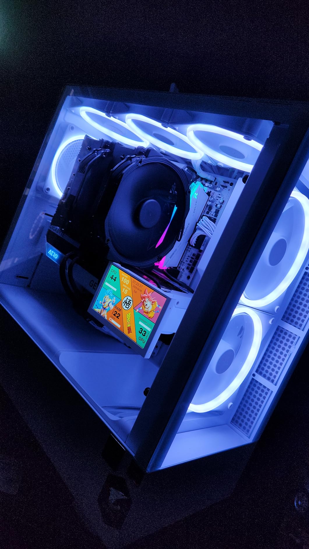 TEAMGROUP T-Force Delta RGB DDR5 Ram 32GB (2x16GB) 6000MHz CL30 Intel XMP 3.0 & AMD Expo Compatible Desktop Memory Module Ram White FF4D532G6000HC30DC01 customer photo 1