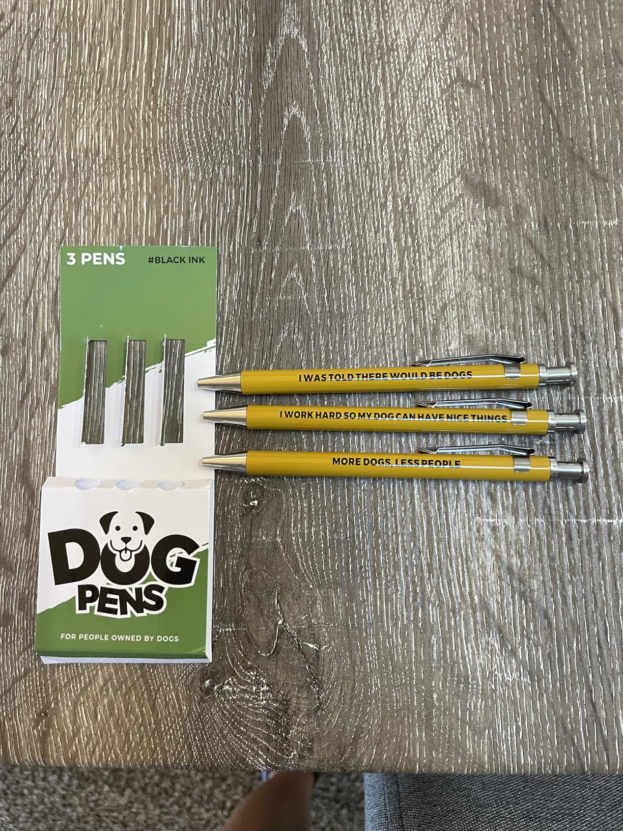 Funny Dog Pens 5-Pack Set, Black Ink Ballpoint Writing Pens with Sarcastic Sayings, Gifts for Dog Lovers, Vet Tech Gift, Office Supplies customer photo 2