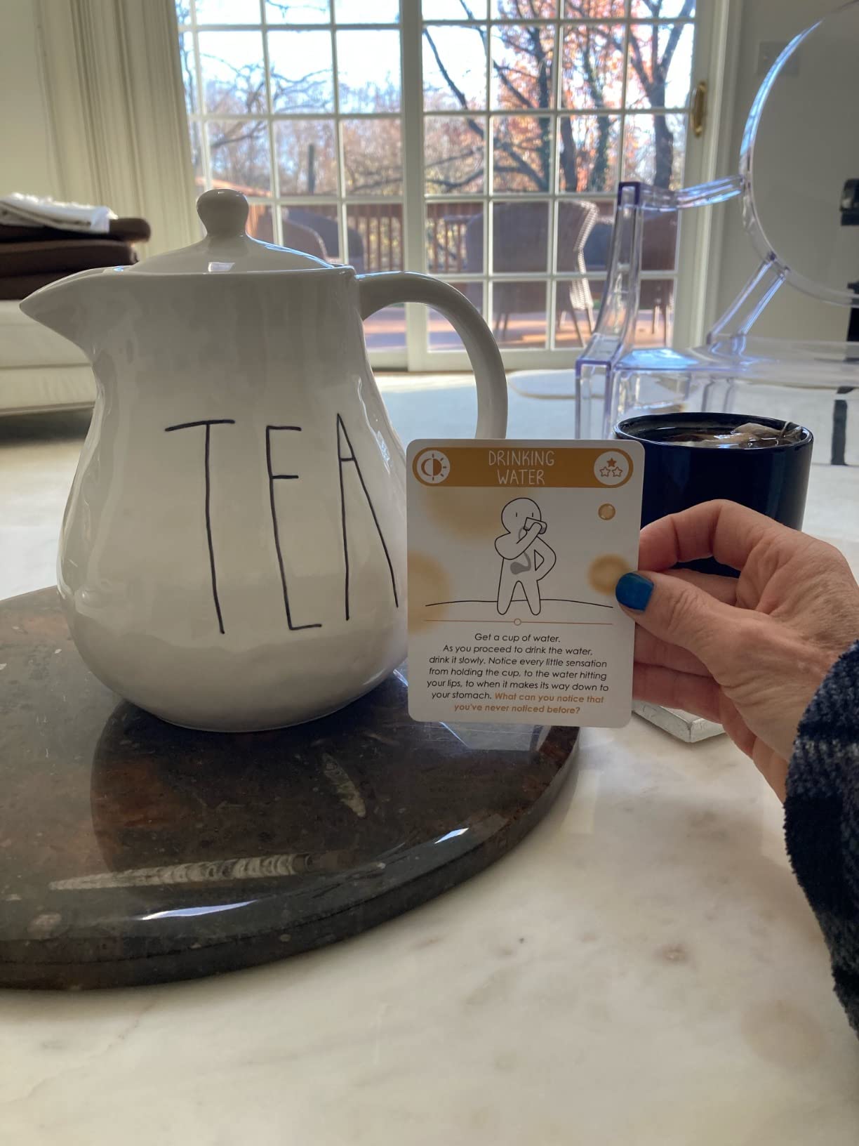 BEST 100 Daily Meditation Cards | Anxiety Relief Item for Relaxation | Self Care Kit for Stress Relief | Perfect Mindfulness Gift For Teens & Adults | Advance Beyond Positive Affirmations customer photo 1