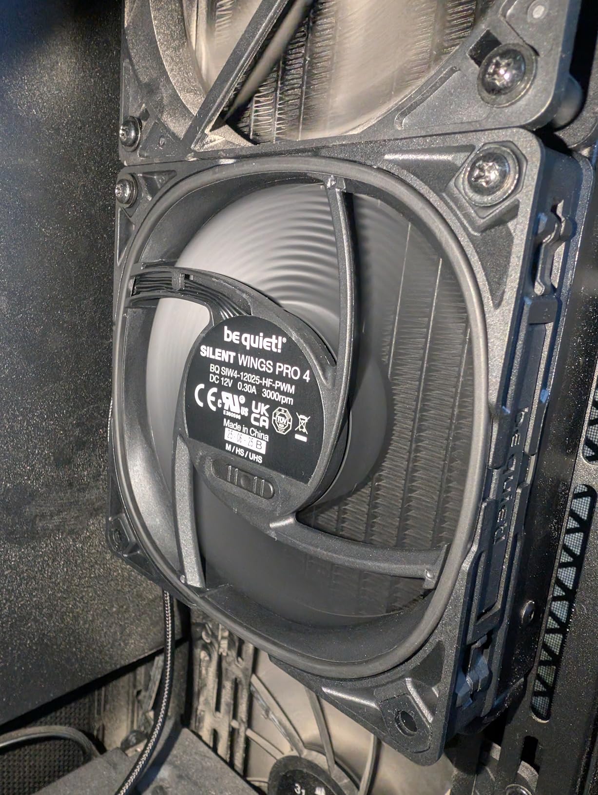 be quiet! Silent Wings 4 120mm PWM High Speed 2500 RPM Premium Low Noise Cooling Fan | 4-Pin | BL094 customer photo 1