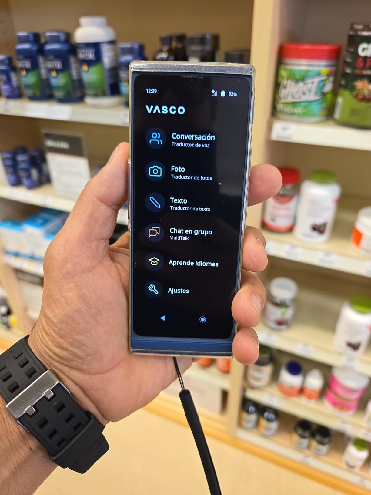 Vasco V4 Language Translator Device | 112 Languages | Free Lifetime Internet in Almost 200 Countries | Black Onyx customer photo 1