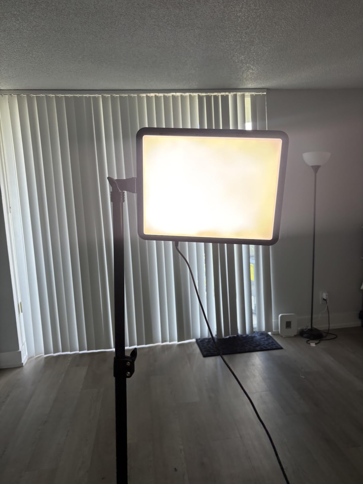 2-Pack LED Video Light Kit, NiceVeedi Studio Light, 2800-6500K Dimmable Photography Lighting Kit with Tripod Stand & Phone Holder, 73