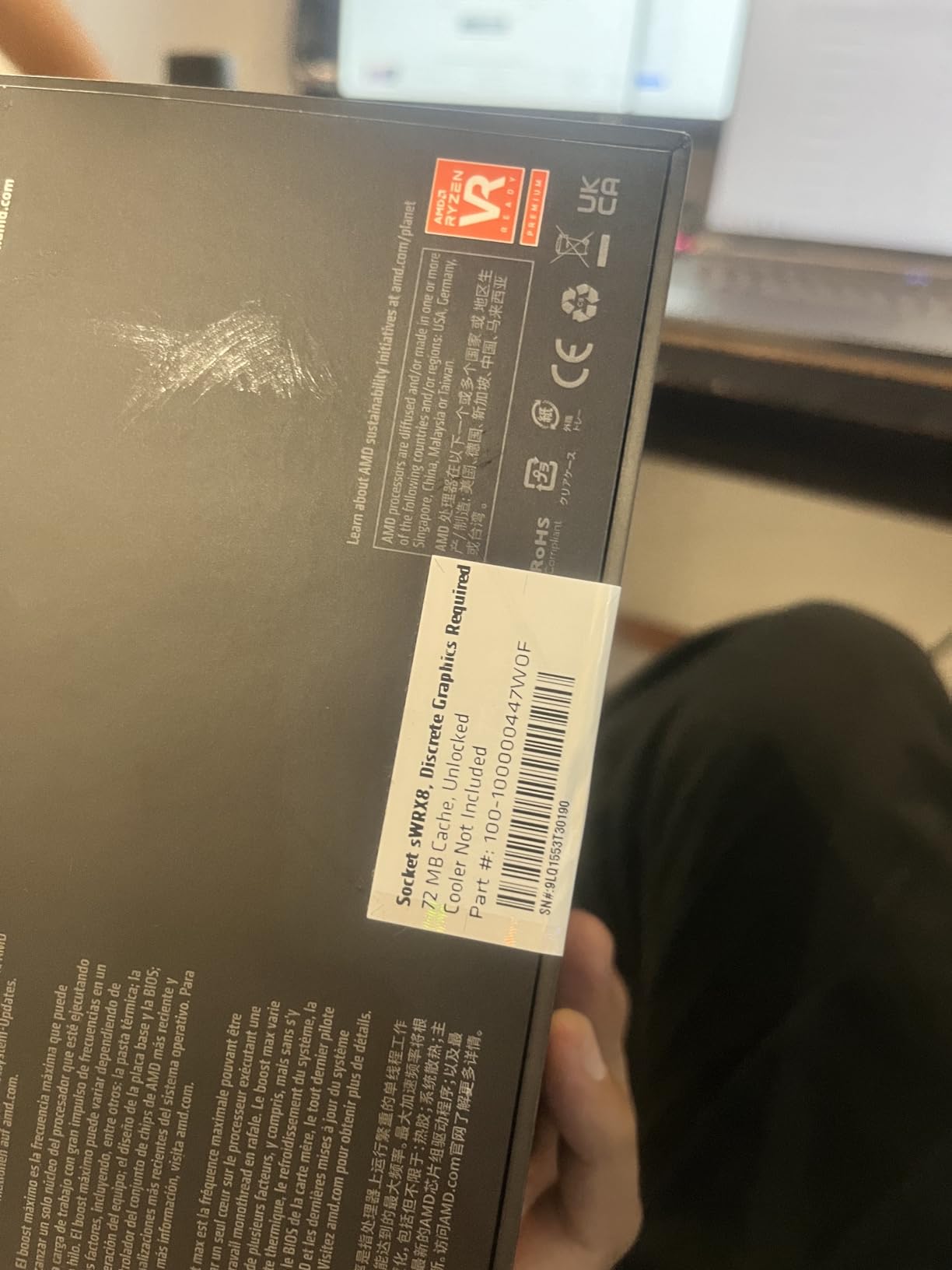AMD Ryzen Threadripper PRO 5955WX 16-core, 32-Thread Desktop Processor customer photo 1