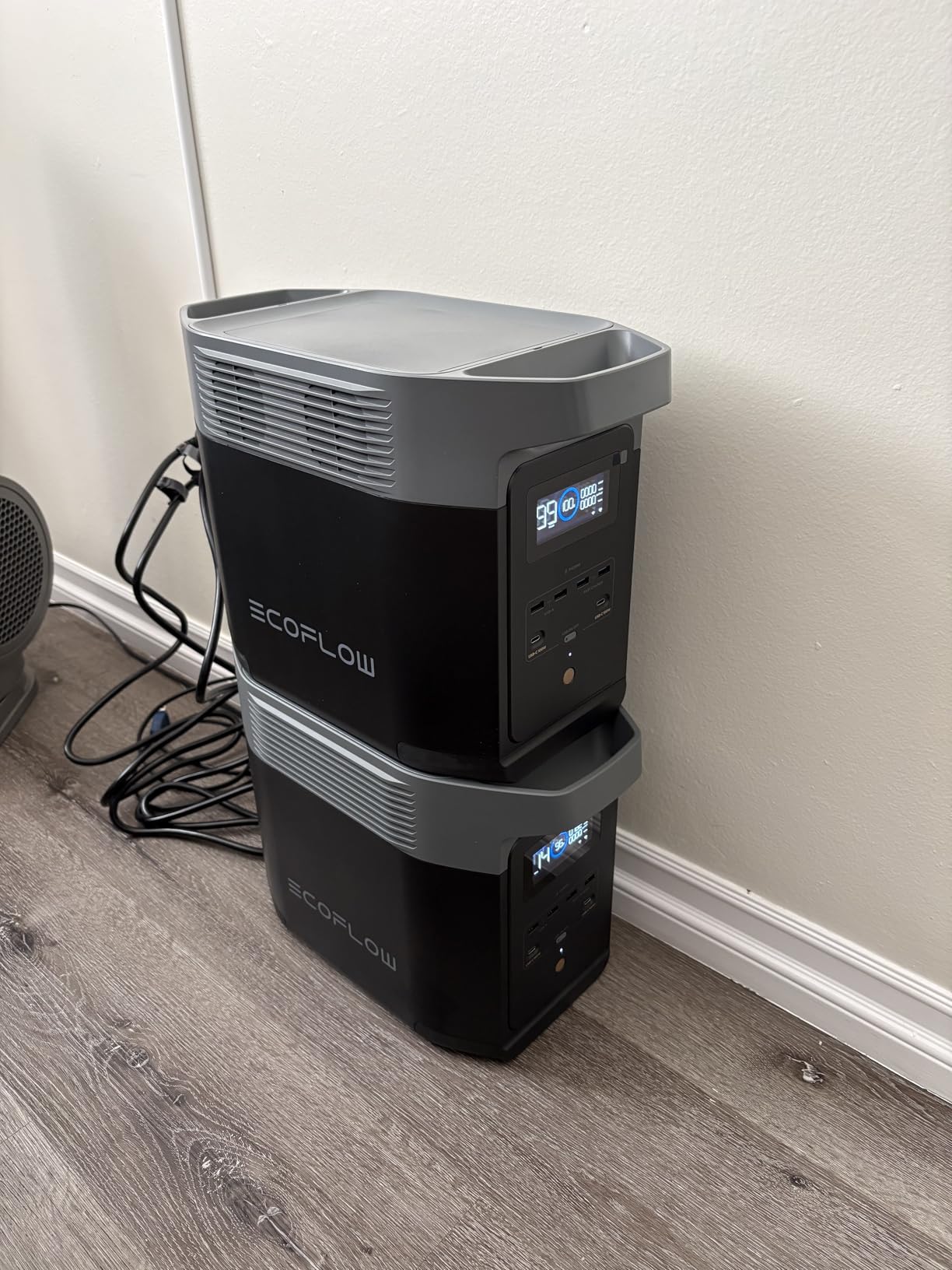 EF ECOFLOW Solar Generator Delta 2 with 220W Solar Panel, 1024Wh LFP Battery, 1800W AC/100W USB-C Output, Fast Charge for Home Backup, Camping & RVs customer photo 2