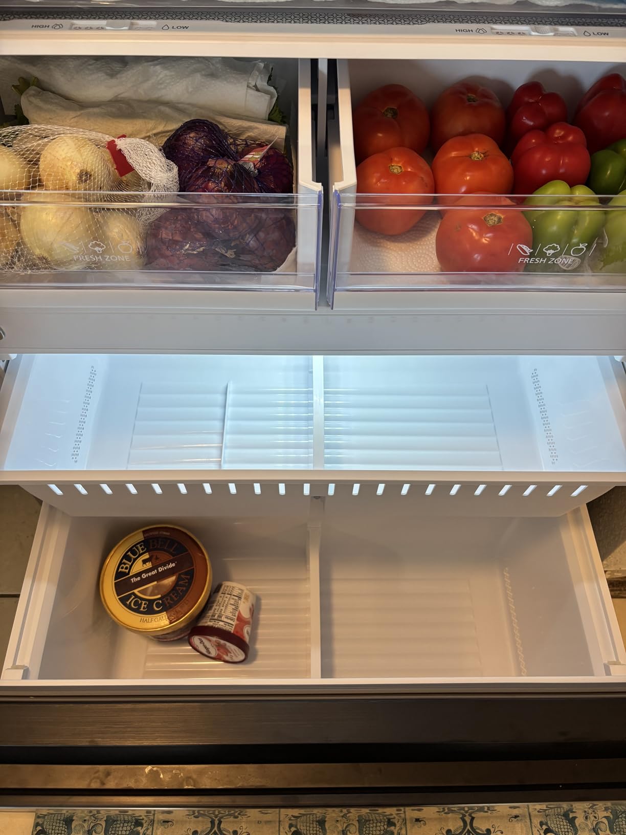 Hamilton Beach HBF1770 French Door Counter Depth Refrigerator with Freezer Drawer, 17.7 cu ft, Stainless Steel (Full Size) customer photo 1