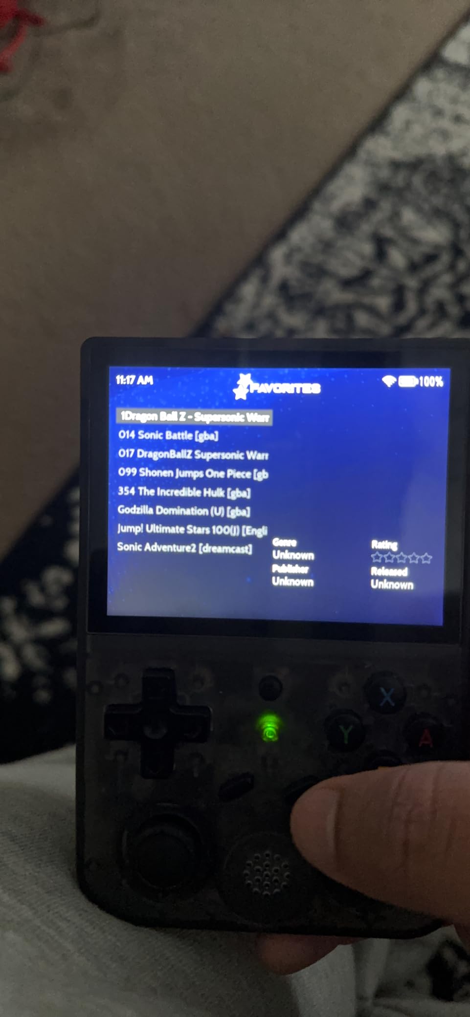 Anbernic RG353V Retro Handheld Game Console, Dual OS Android 11 and Linux System, 3.5