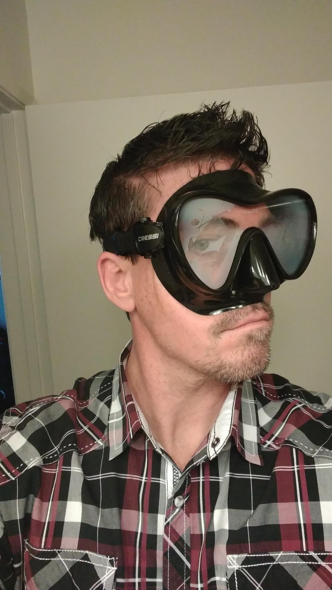 Cressi Scuba Diving Snorkeling Kit - Freediving Mask and Dry Snorkel - F1 and Supernova Dry: Designed in Italy customer photo 2