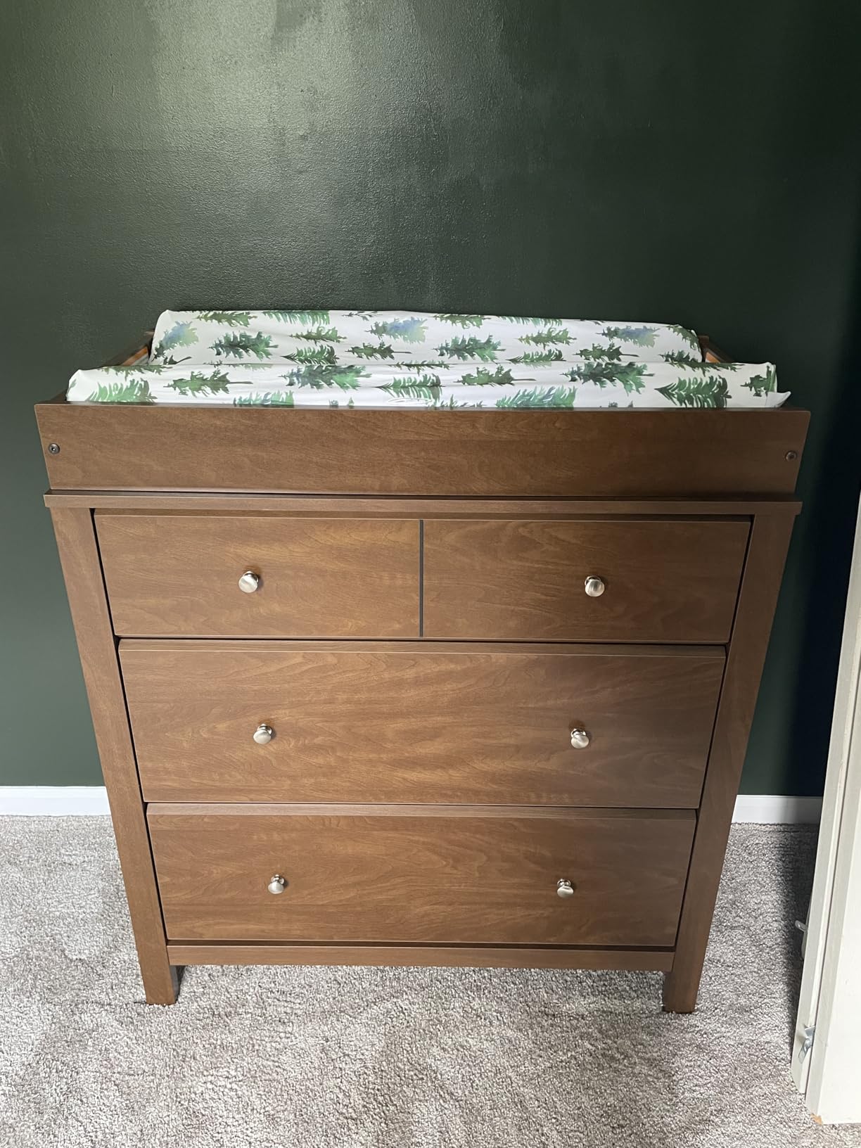 Storkcraft Horizon 3 Drawer Chest with Removable Changing Topper, White | GREENGUARD Gold Certified, Includes Removable Changing Table Topper, Chest of Drawers for Nursery & Kids Bedroom, Durable customer photo 2