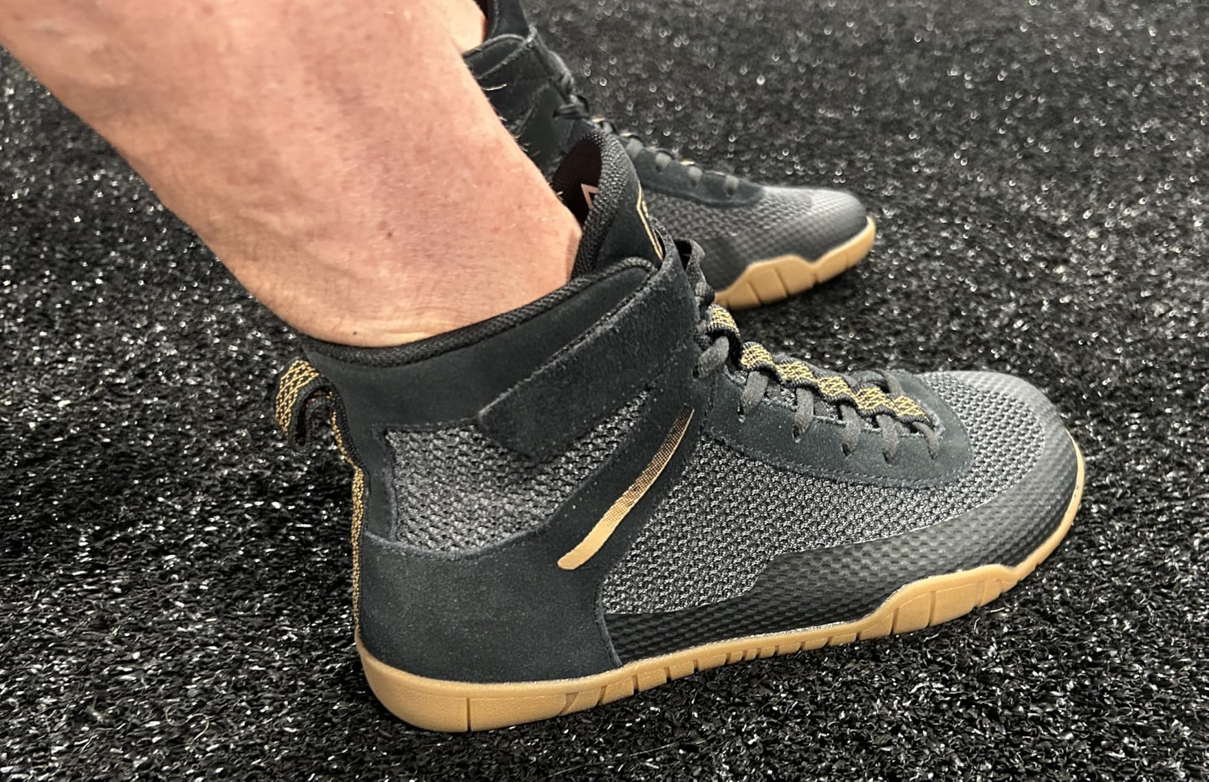 Wrestling Shoes Mens Boxing Shoe Fitness Weightlifting Powerlifting Zero Drop Sole customer photo 1