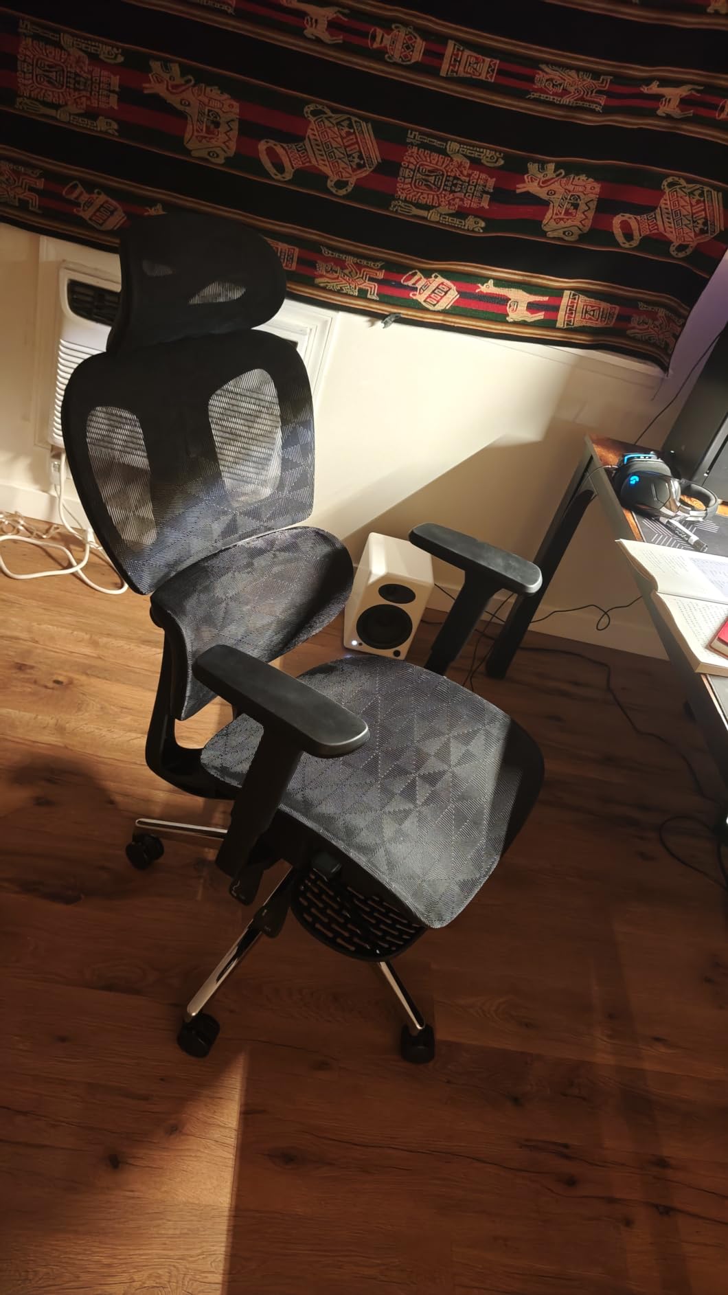 PatioMage Ergonomic Office Chair with Footrest, Big and Tall Desk Chair with Adjustable Lumbar Support, Seat Depth & 3D Armrests, High Back Mesh Computer Chair (Black) customer photo 1