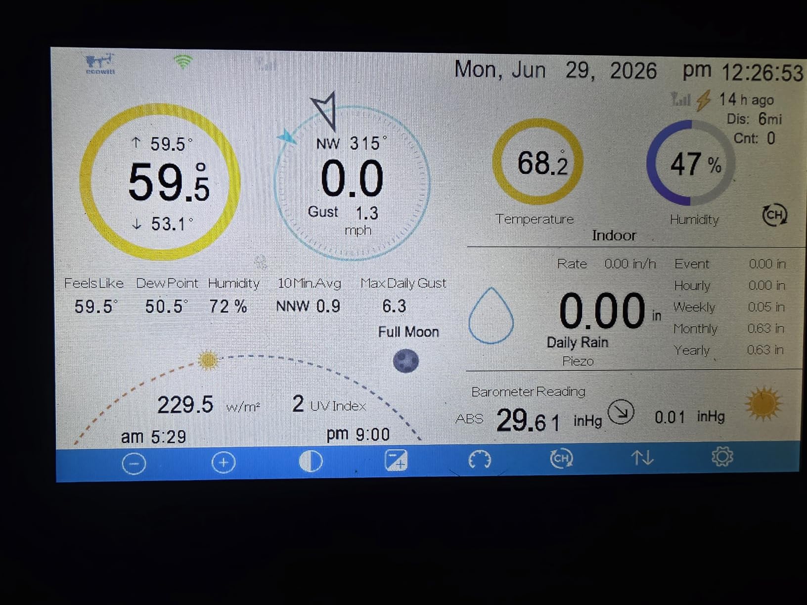ECOWITT Wittboy Pro Weather Station HP2564, with 7 Inch HP2560 TFT Display Console and WS90 Outdoor Weather Sensor customer photo 1